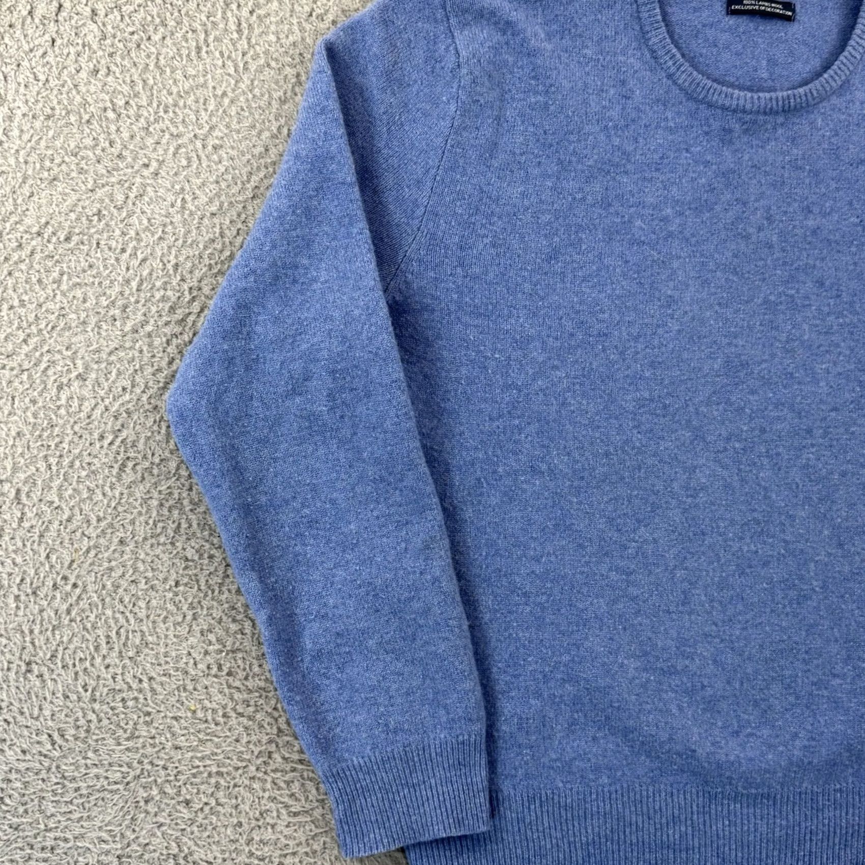Polo Ralph Lauren Polo Ralph Lauren Sweater Mens XL Blue Lambswool Crewneck Long Sleeve Preppy Size US XL / EU 56 / 4 - 4 Thumbnail