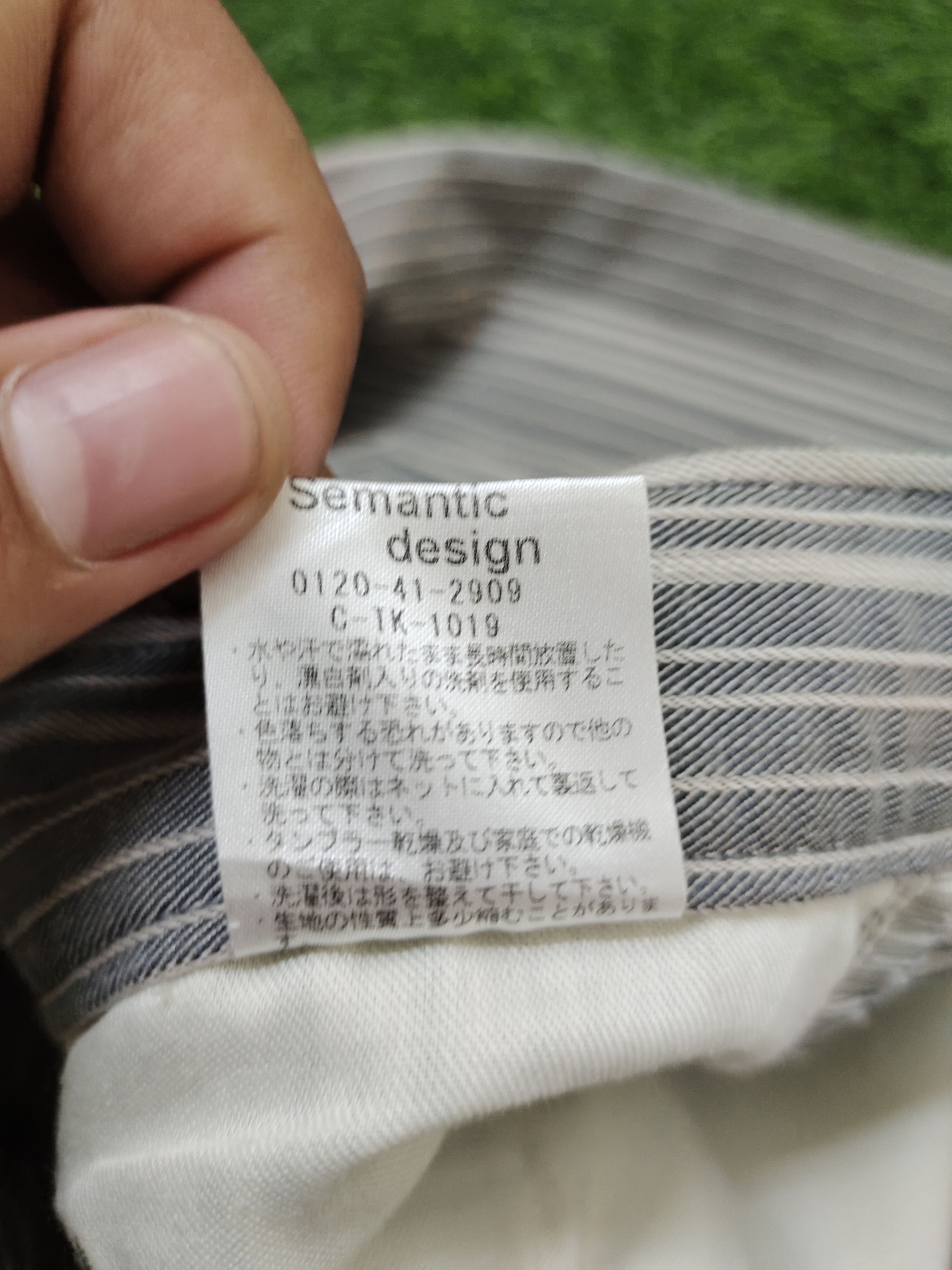 semanticdesign Flare Denim Pants Semantic Design Striped Boot Cut Y2k Lgb Size US 28 / EU 44 - 22 Thumbnail