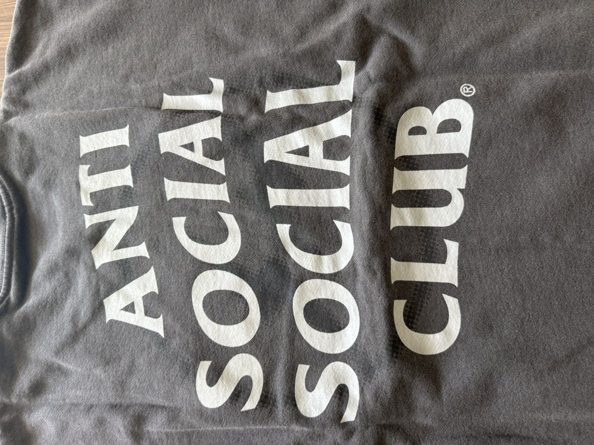 Anti Social Social Club × Fragment Design Anti Social Social Club Grey Crewneck Sweatshirt Pullover L Size US L / EU 52-54 / 3 - 5 Thumbnail