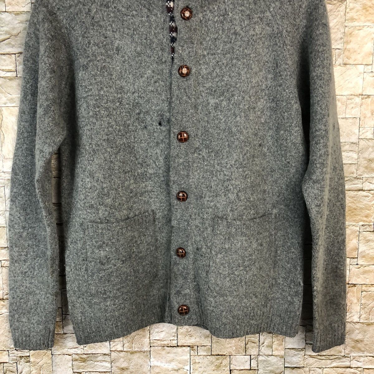 Japanese Brand × Takeo Kikuchi TK takeo kikuchi japan Grey Cardigan Knitwear #A1093 Size US S / EU 44-46 / 1 - 6 Thumbnail