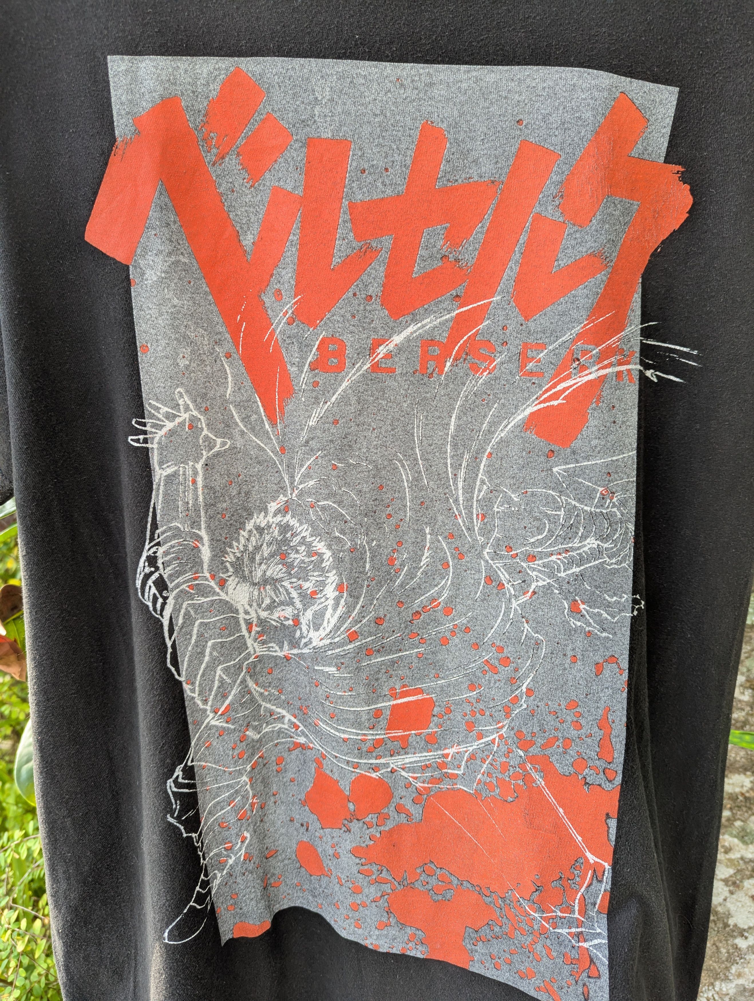 Anime 🔥FREE SHIPPING🔥Berserk Guts Anime Tshirt Size US L / EU 52-54 / 3 - 2 Thumbnail