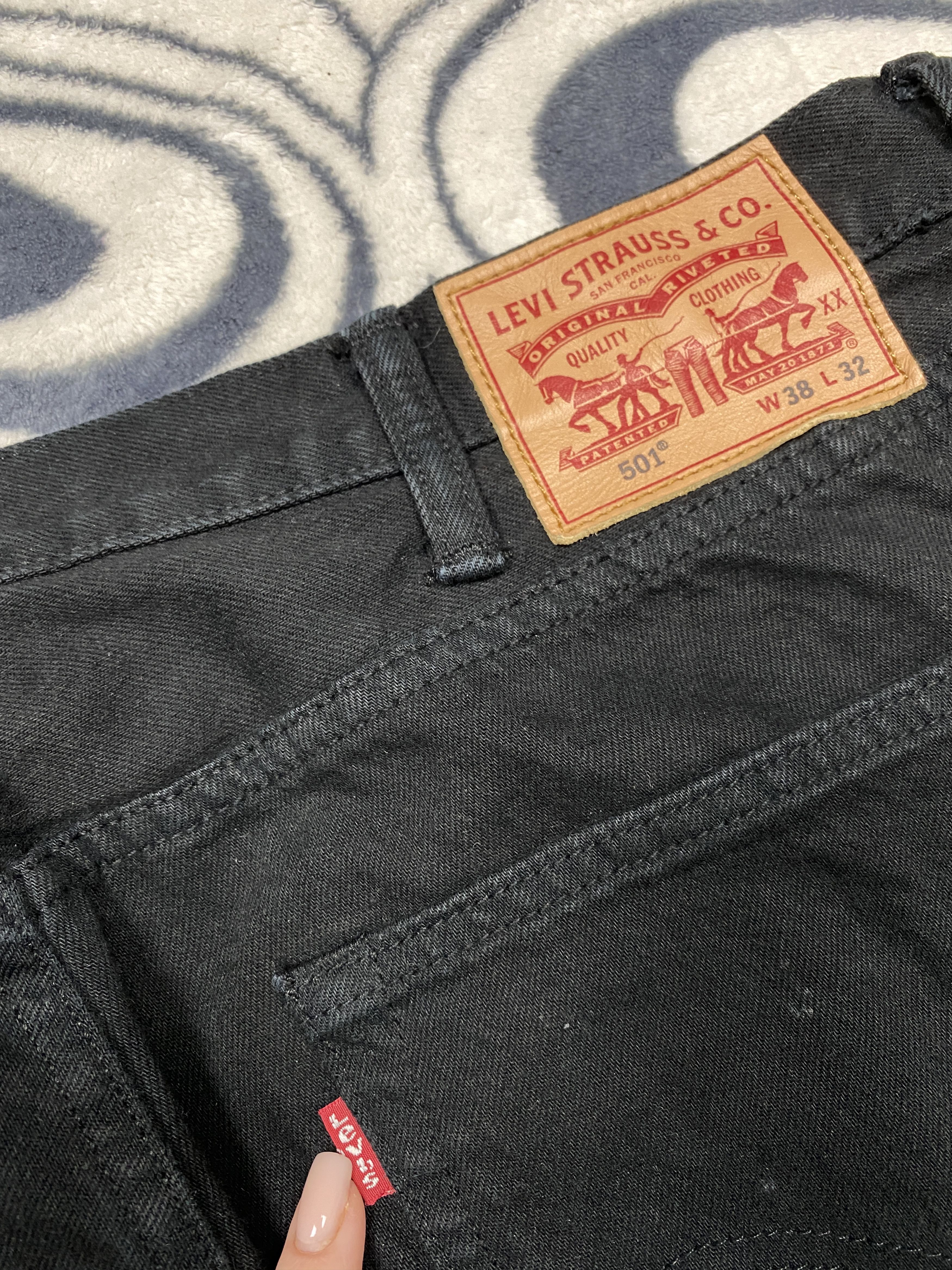 Levi's Levi's 501 Vintage Mens Denim Pants Jeans Size US 38 / EU 54 - 2 Thumbnail