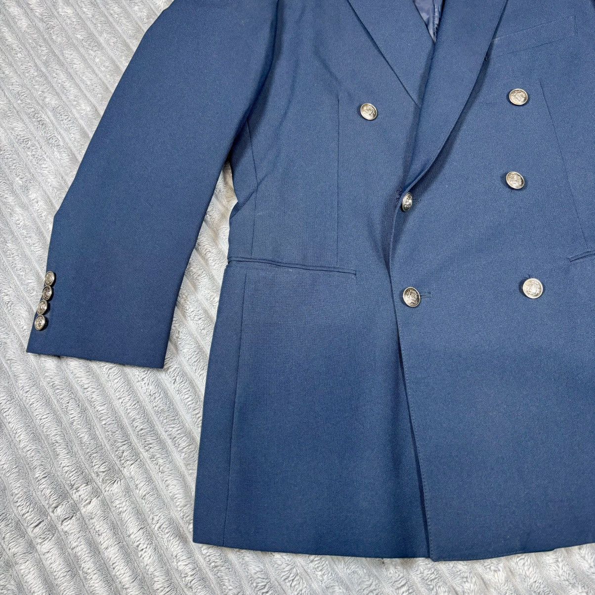 Other Garson Pierye men’s size R42 dark blue silver tone buttons w Size 42S - 14 Thumbnail