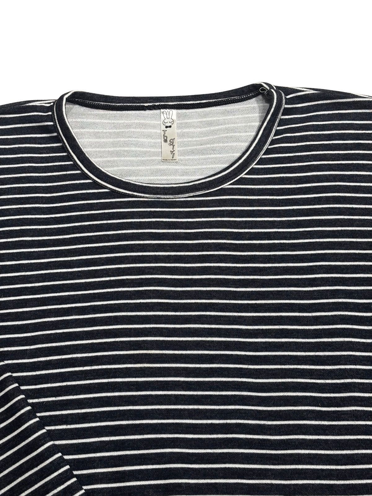 Other Navy & white striped Top.wt1011 Size XXL / US 16-18 / IT 52-54 - 2 Thumbnail