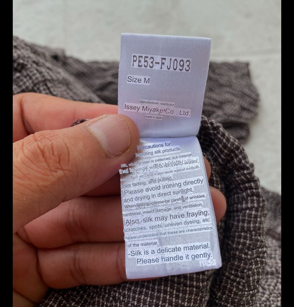 Issey Miyake Issey Miyake Permante Vintage 80's Silk Flannel Shirt Size M / US 6-8 / IT 42-44 - 17 Thumbnail