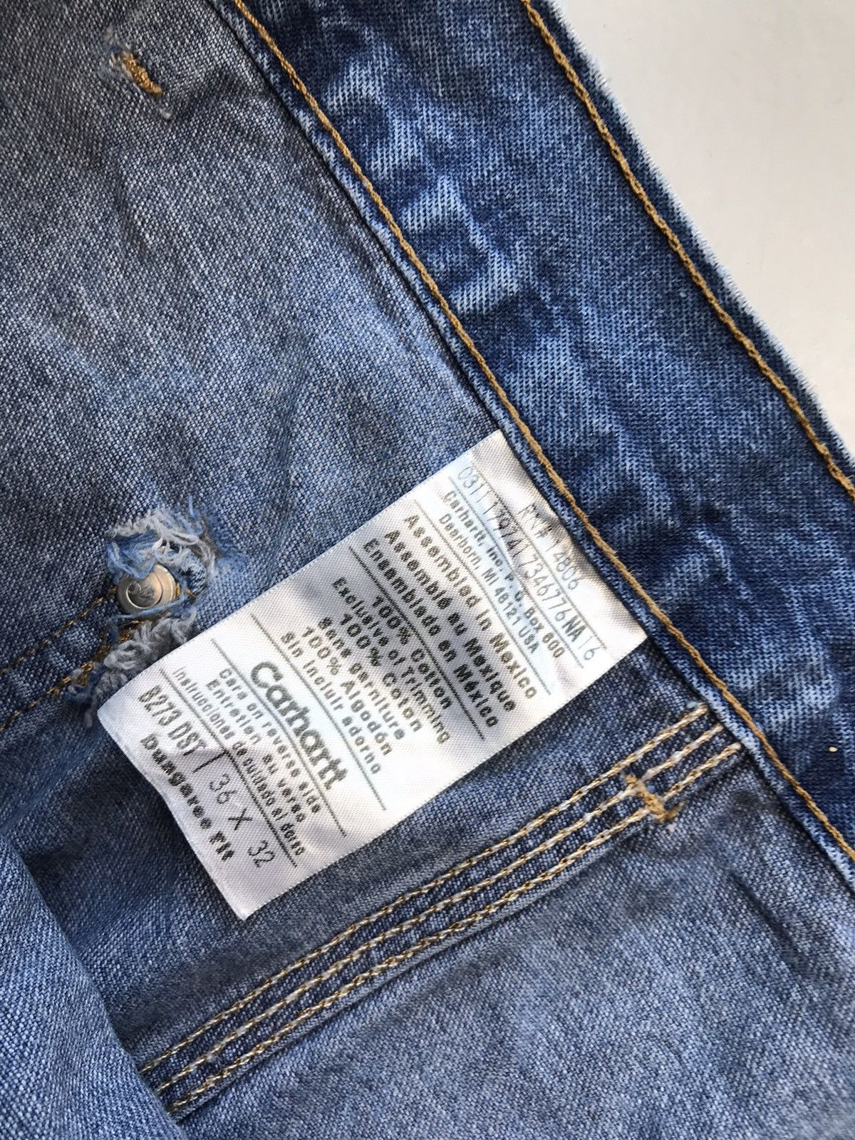 Carhartt Vintage Carhartt double knee denim Size US 36 / EU 52 - 5 Thumbnail