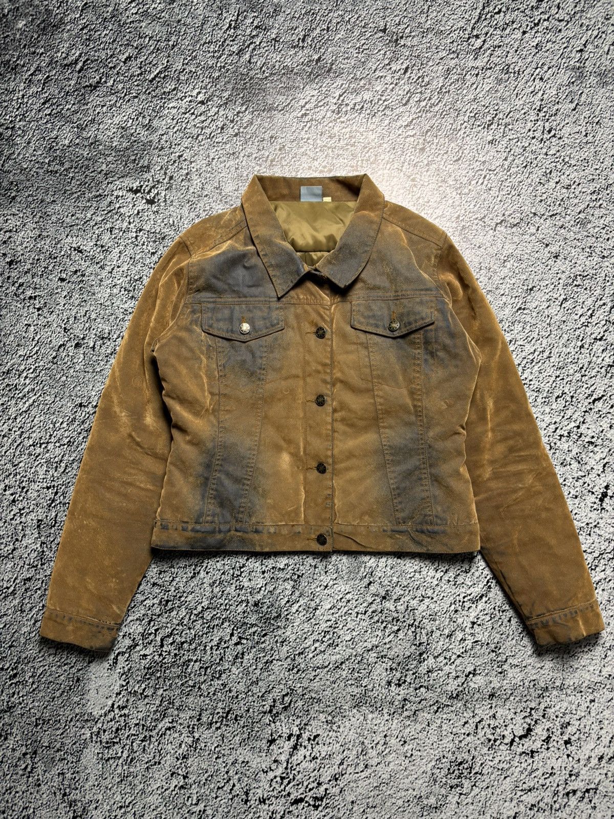 Vintage Archival washed denim jacket 2000s Diesel style Size M / US 6-8 / IT 42-44 - 1 Thumbnail