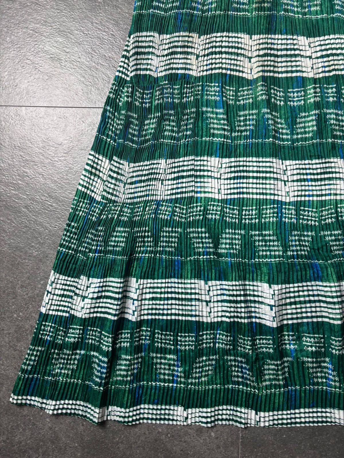 Pleats Please Issey Miyake 2000s Pleats Please IM Product Pattern Midi Dress Size ONE SIZE - 13 Thumbnail