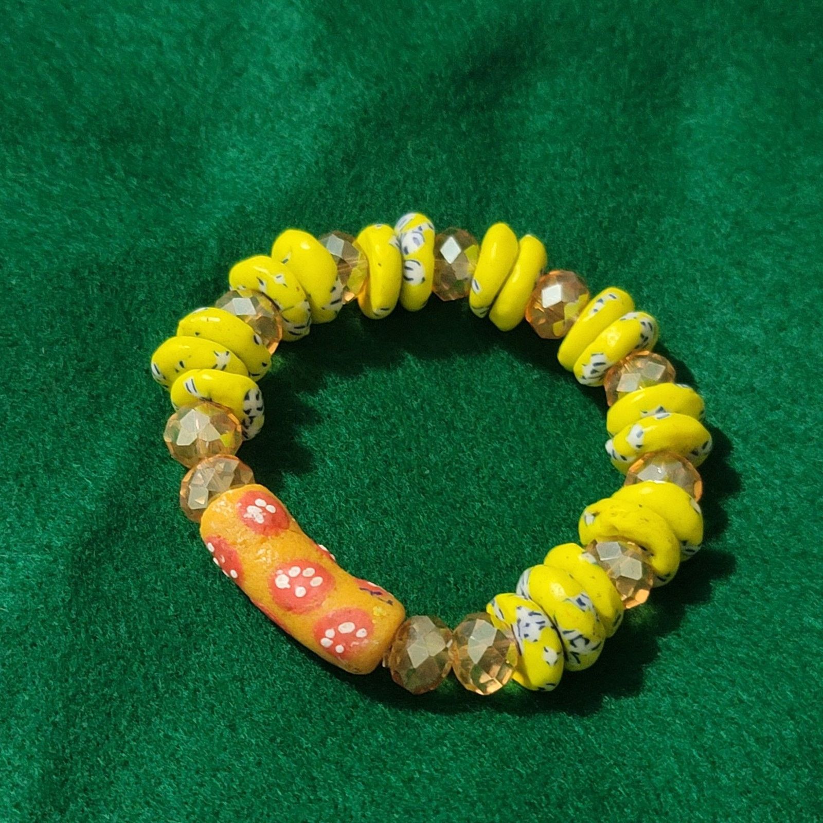 Handmade West African Ghanaian Handmade Custom Bracelet Size ONE SIZE - 1 Thumbnail