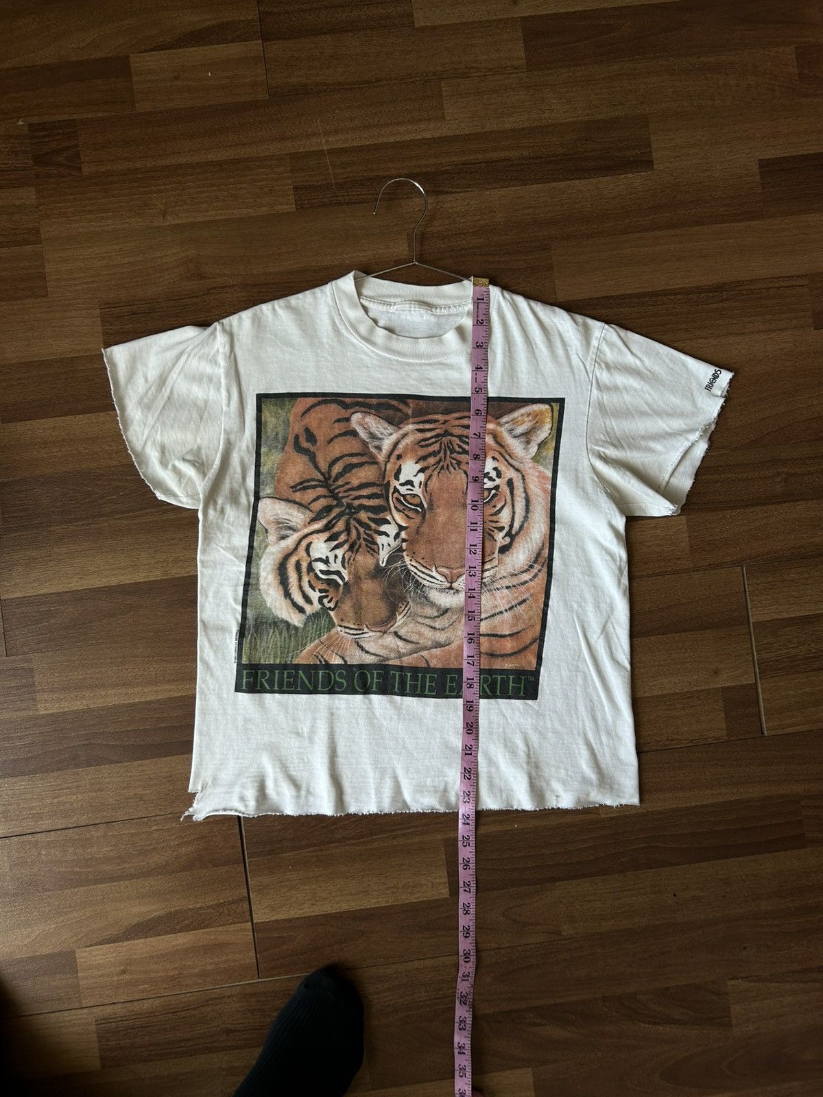 Vintage Thrashed Vintage Nature Tiger Shirt Size US L / EU 52-54 / 3 - 8 Thumbnail