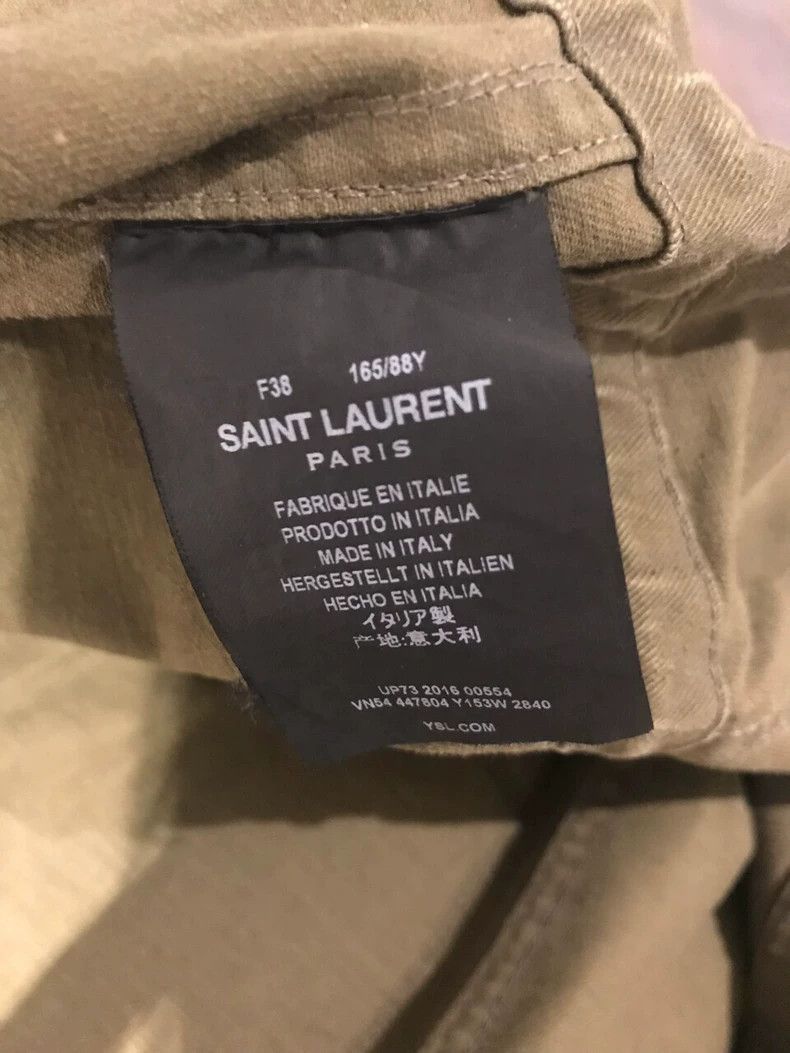 Saint Laurent Paris Shark Graphic Cargo Jacket FR38-2506 Size US M / EU 48-50 / 2 - 5 Thumbnail