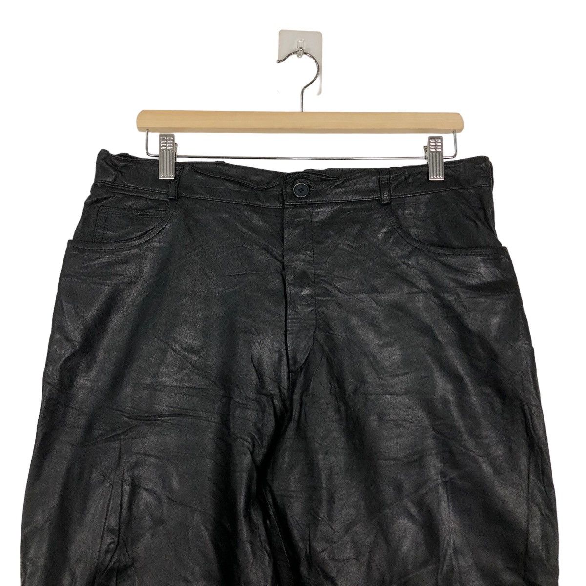 Issey Miyake 🔥90’s Riot Genuine Leather Pants C&A Issey Miyake Japan Size US 34 / EU 50 - 3 Thumbnail