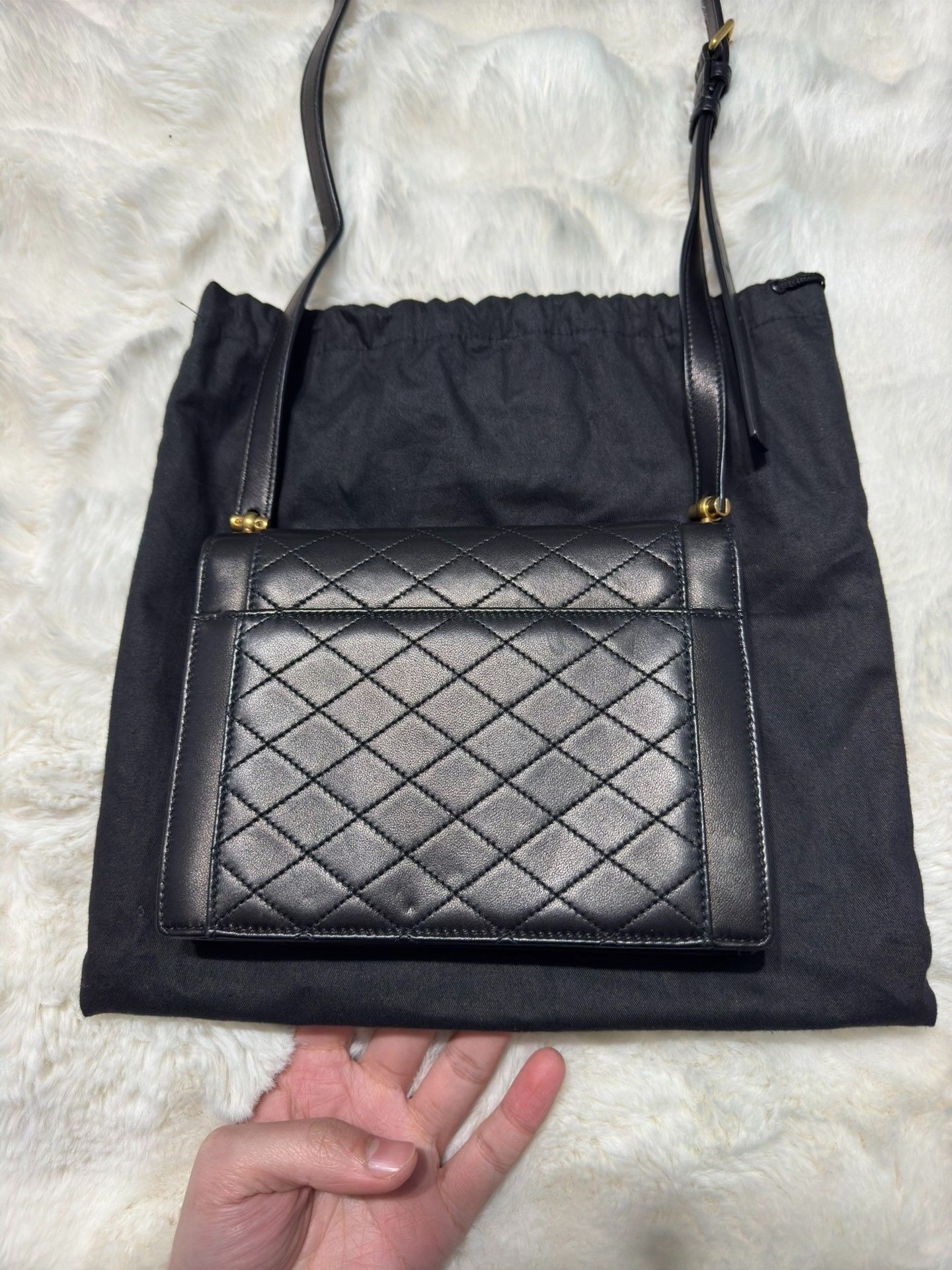 Saint Laurent Paris Saint laurent Black gold envelope packet 2501-Nextarrow Size ONE SIZE - 4 Thumbnail