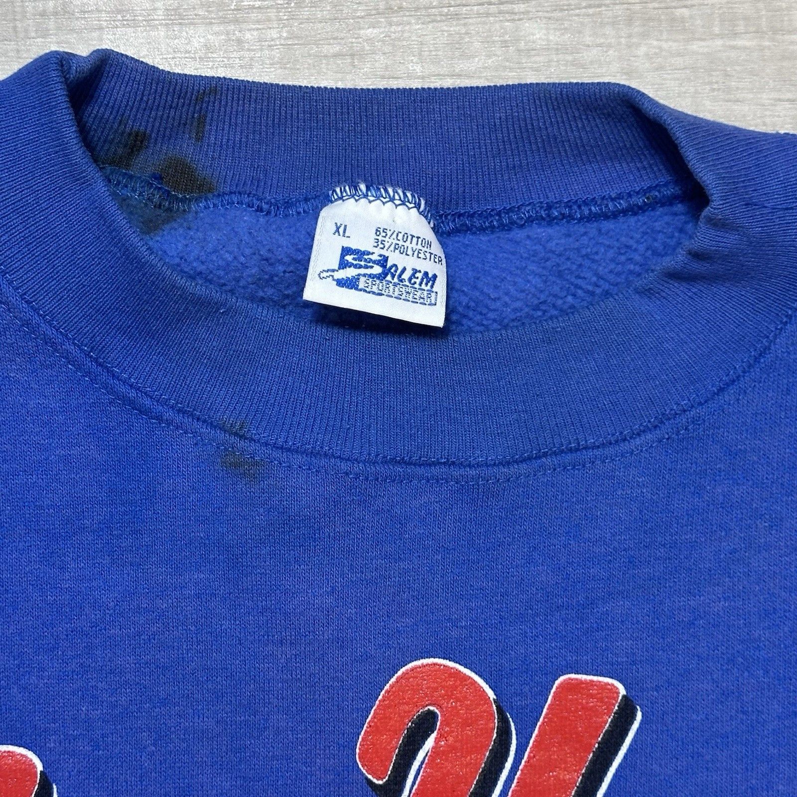 Salem Sportswear Vintage 1990 Salem Sportwear New York Giants XL Sweatshirt Size US XL / EU 56 / 4 - 8 Thumbnail