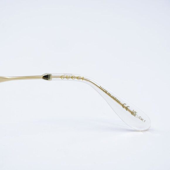 Gucci Gucci GG1367S 001 Sunglasses Gold Square Frame, Yellow Size ONE SIZE - 6 Thumbnail