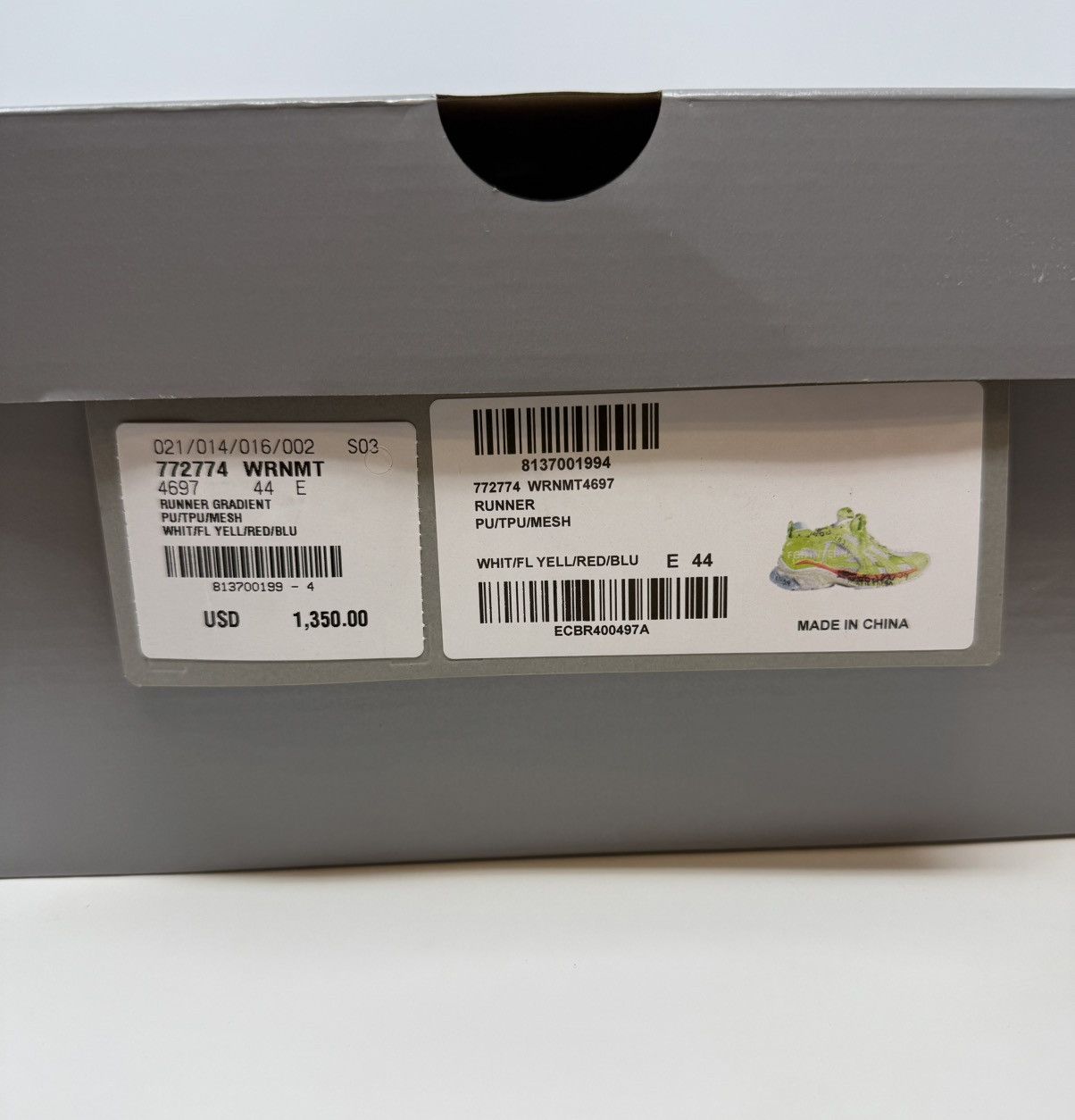 Balenciaga Balenciaga Marathon Runner Sneaker Yellow Unreleased Demna Size US 11 / EU 44 - 10 Thumbnail