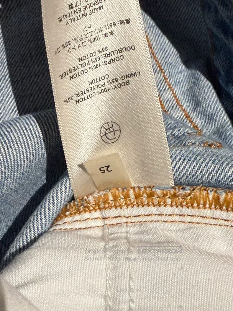 The Row The Row size 25 Light Blue Straight Leg Jeans Size 24" / US 00 / IT 34 - 4 Thumbnail