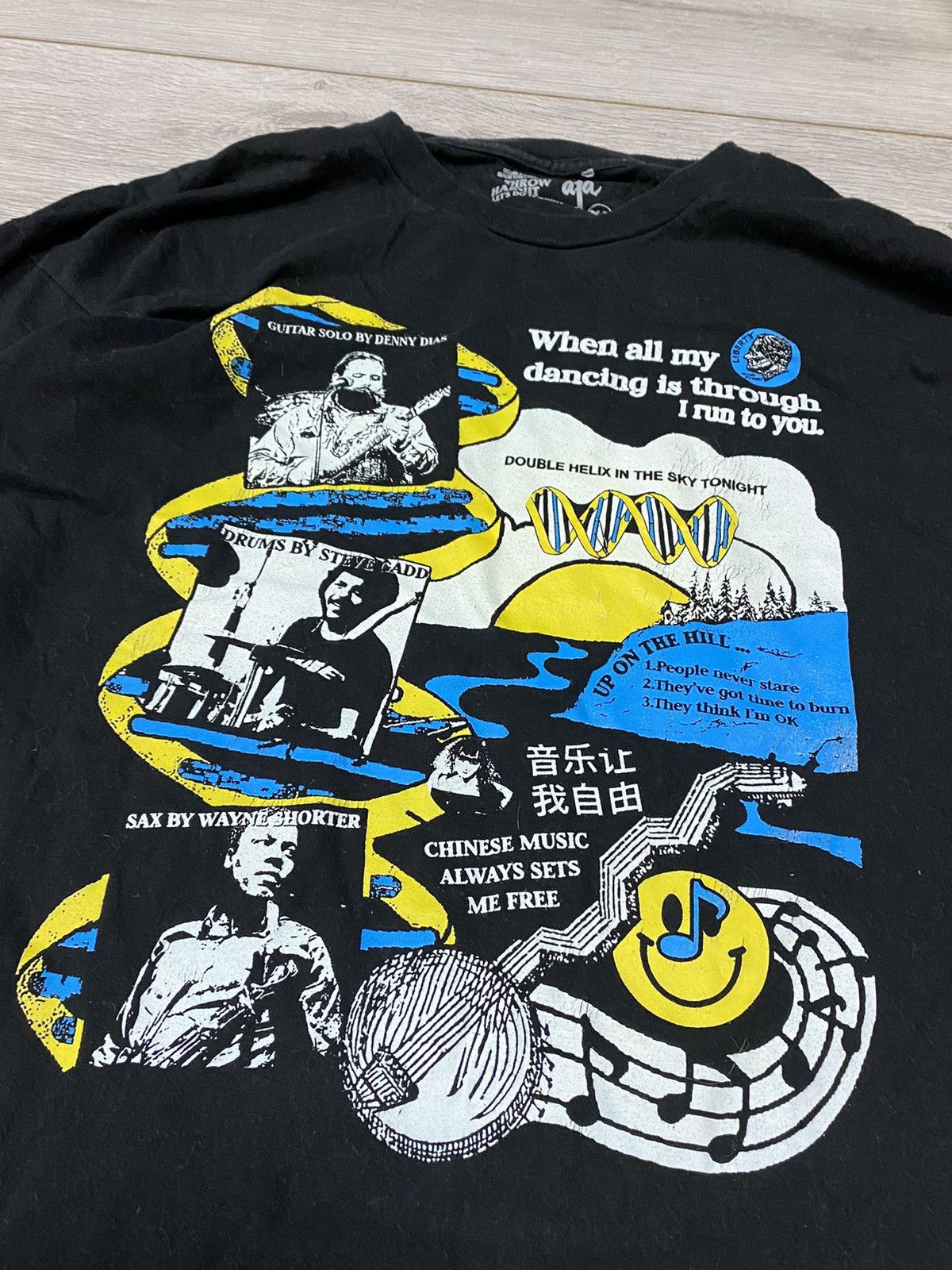 Band Tees Steely Dan Aja Double Wonderful longsleeve shirt Size US XL / EU 56 / 4 - 4 Thumbnail