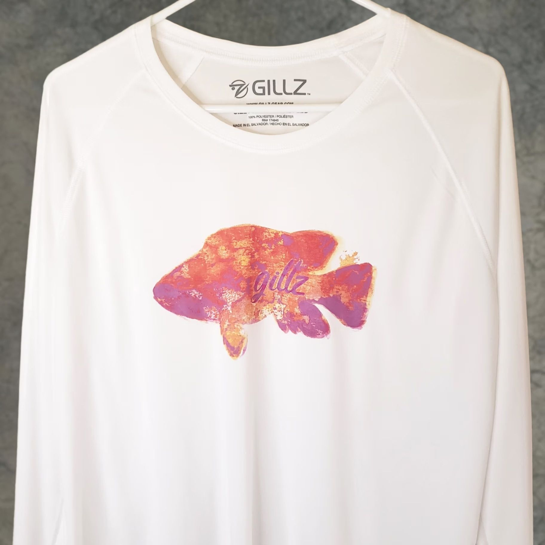 Vintage Gillz Women’s Long Sleeve UV Sundial Fishing Shirt 2XL White Casual, Workwear, Travel Womens T-Shirt Size XXL / US 16-18 / IT 52-54 - 1 Thumbnail