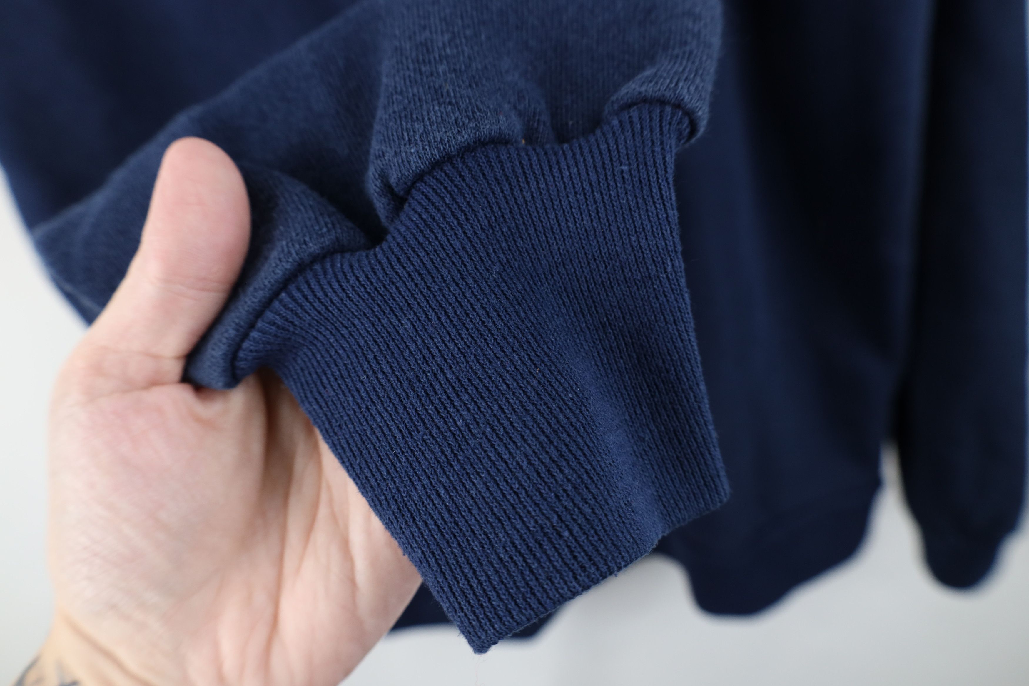 Vintage Vintage 90s Streetwear Crewneck Sweatshirt Navy Blue USA Size US XXL / EU 58 / 5 - 8 Thumbnail