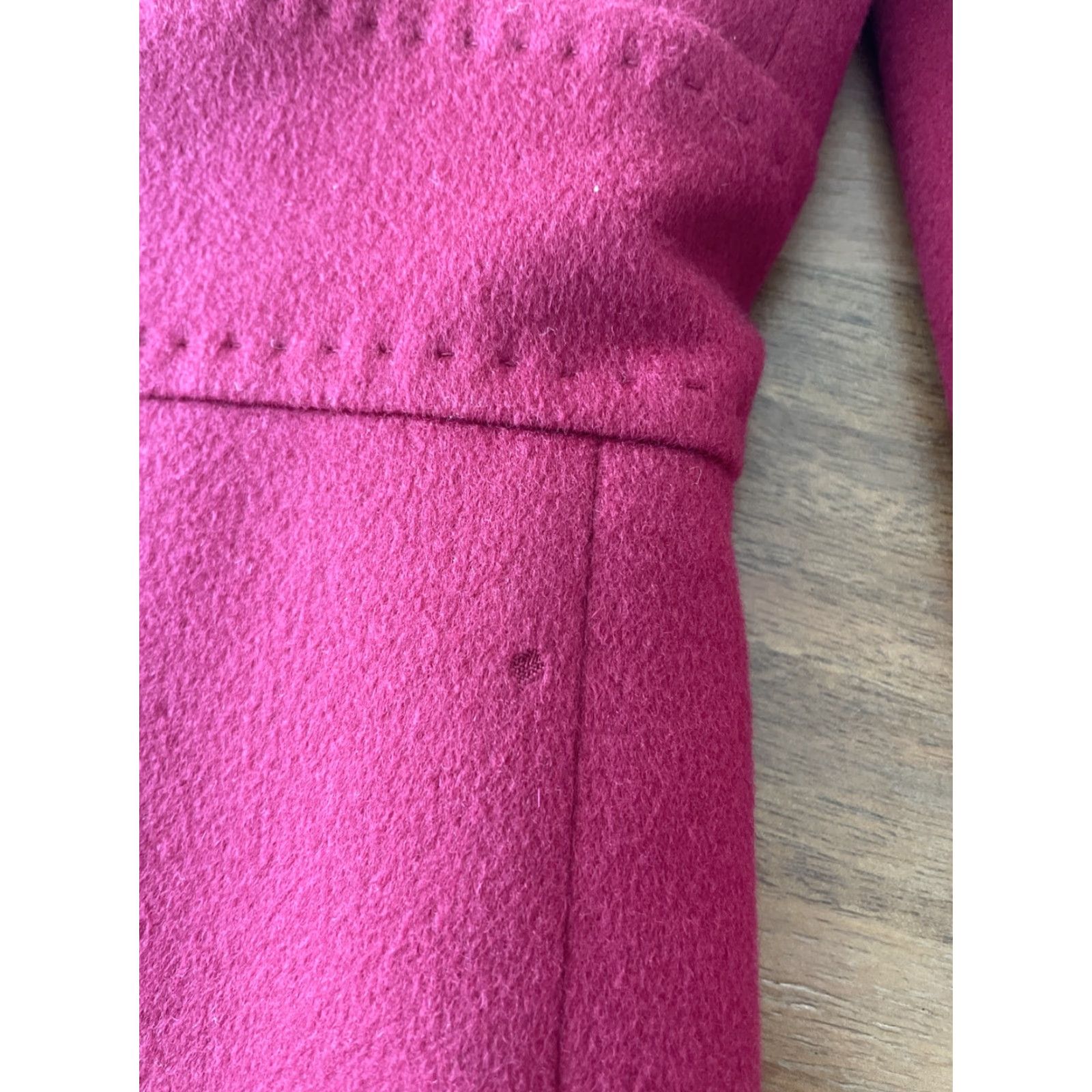 Max Mara Max Mara Blazer Knife Pink Tweed Wool Single-Breasted 5-Button Notch Lapel Women Size 4 Regular Vintage No Size S / US 4 / IT 40 - 6 Thumbnail