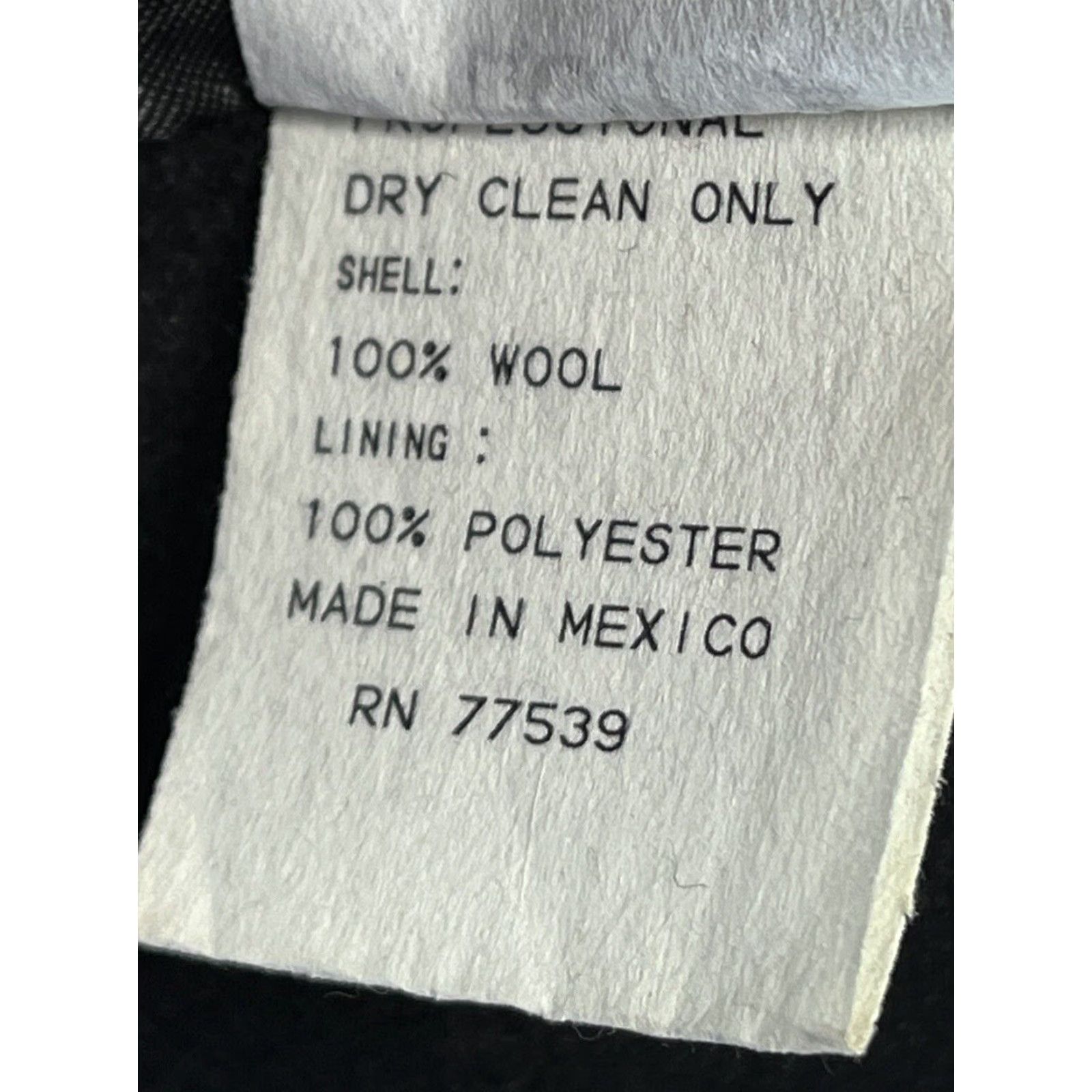Vintage Stephanie Matthews Woman Wool Coat Sz 1X Plus GUC Black Mid Length Size XL / US 12-14 / IT 48-50 - 8 Thumbnail