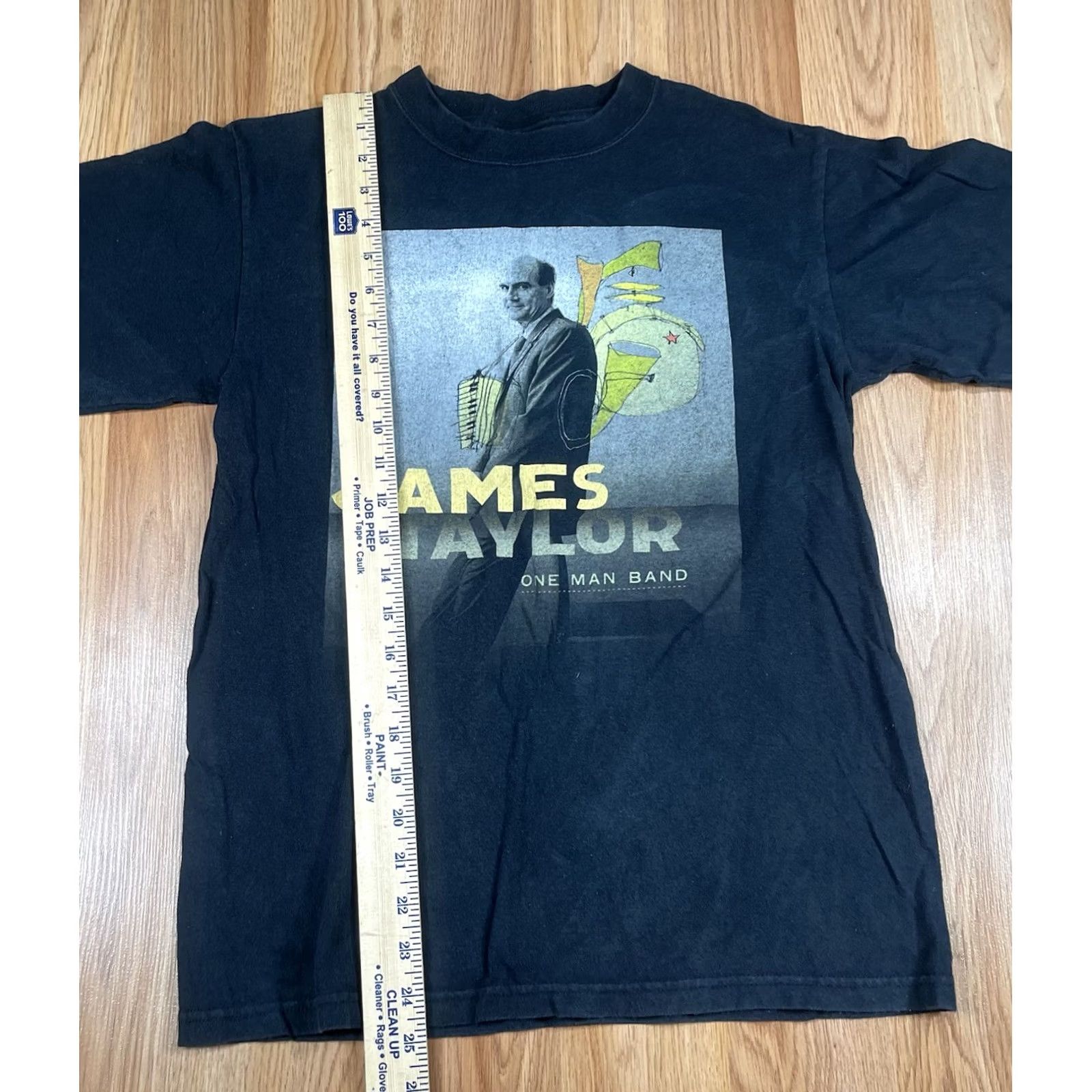 Anvil Anvil T-Shirt Mens S Small Graphics James Taylor One Man Band 2006 CrewNeck Black Size US S / EU 44-46 / 1 - 3 Thumbnail