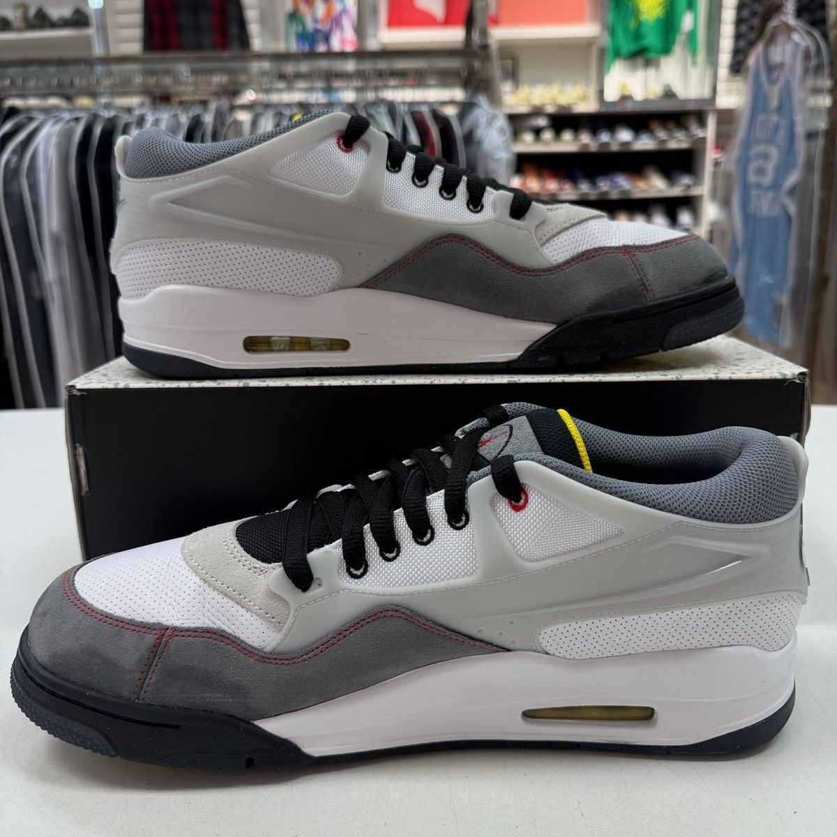 Jordan Brand Size 13 - Nike Air Jordan 4 RM White Smoke Grey IB8052-100 Size US 13 / EU 46 - 2 Thumbnail