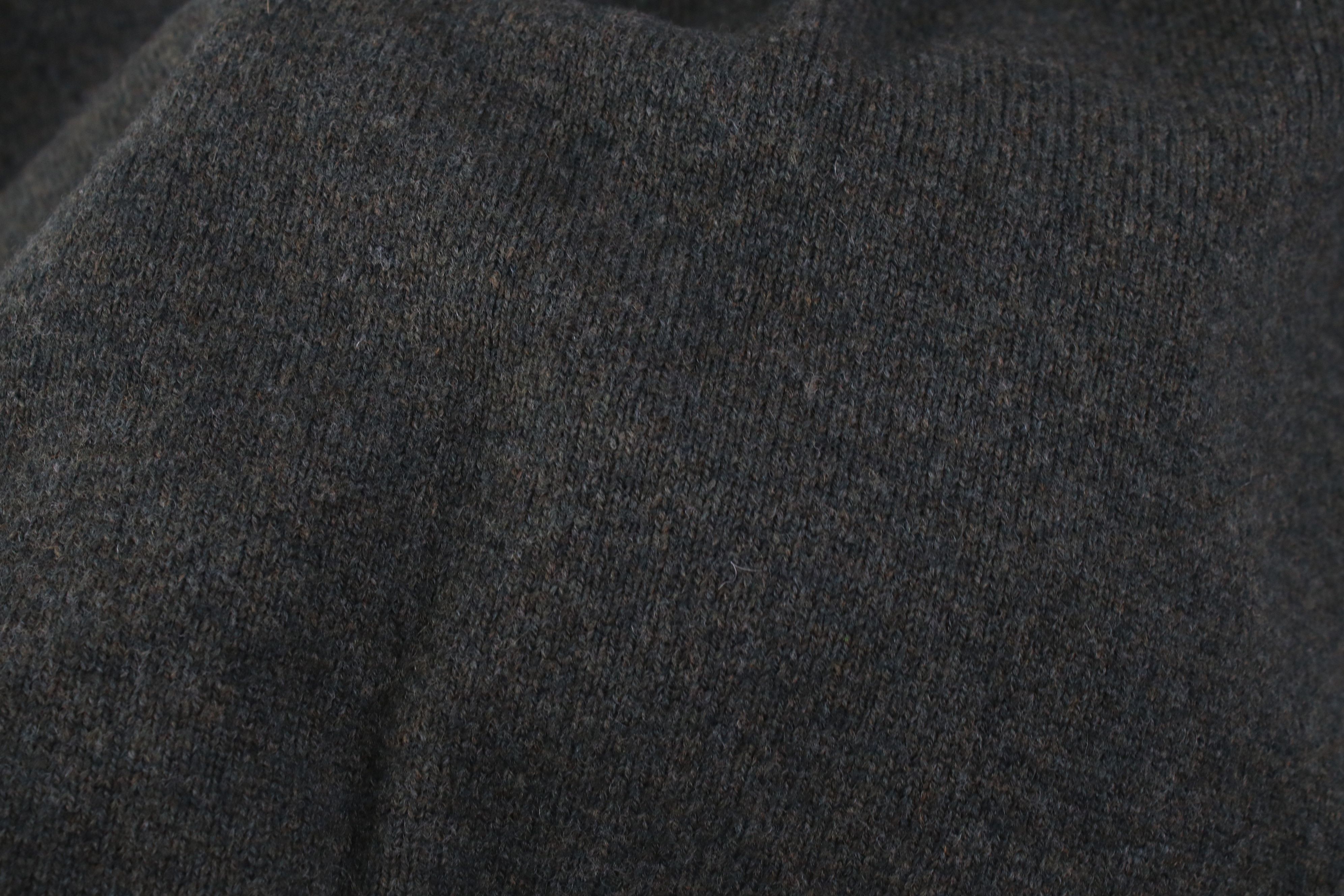 L.L. Bean Vintage 90s LL Bean Lambswool Knit V-Neck Sweater Vest Green Size US XL / EU 56 / 4 - 6 Thumbnail