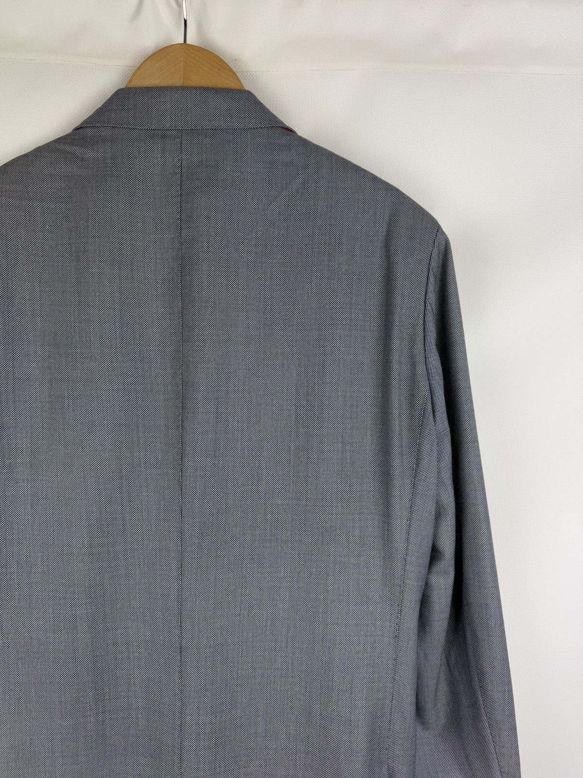 Suitsupply × Vitale Barberis Canonico Suitsupply Vitale Barberis Canonico Men’s Wool Blazer Jacket Size 42R - 16 Thumbnail