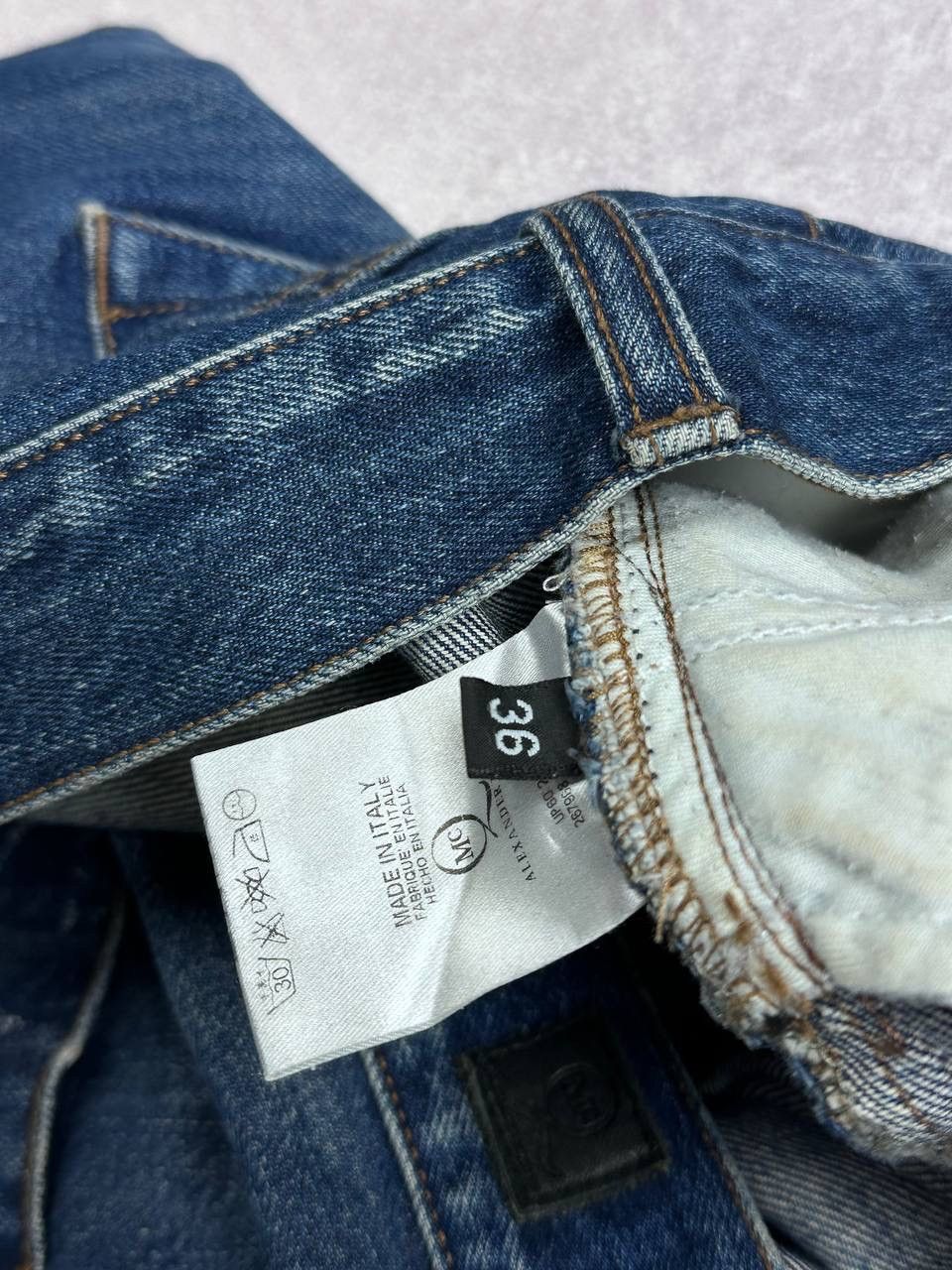 Alexander McQueen Vintage Alexander McQueen Distressed Flared Jeans 36 Size US 36 / EU 52 - 13 Thumbnail
