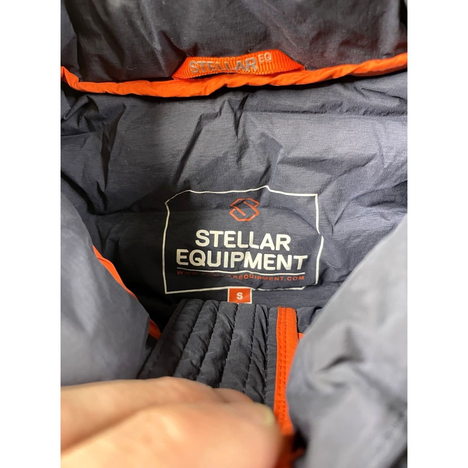 Vintage Stellar Equipment Down Puffer Jacket Mens S Navy Blue 750 Fill Zip Pockets Water Resistant Wind-Resistant Size US S / EU 44-46 / 1 - 3 Thumbnail