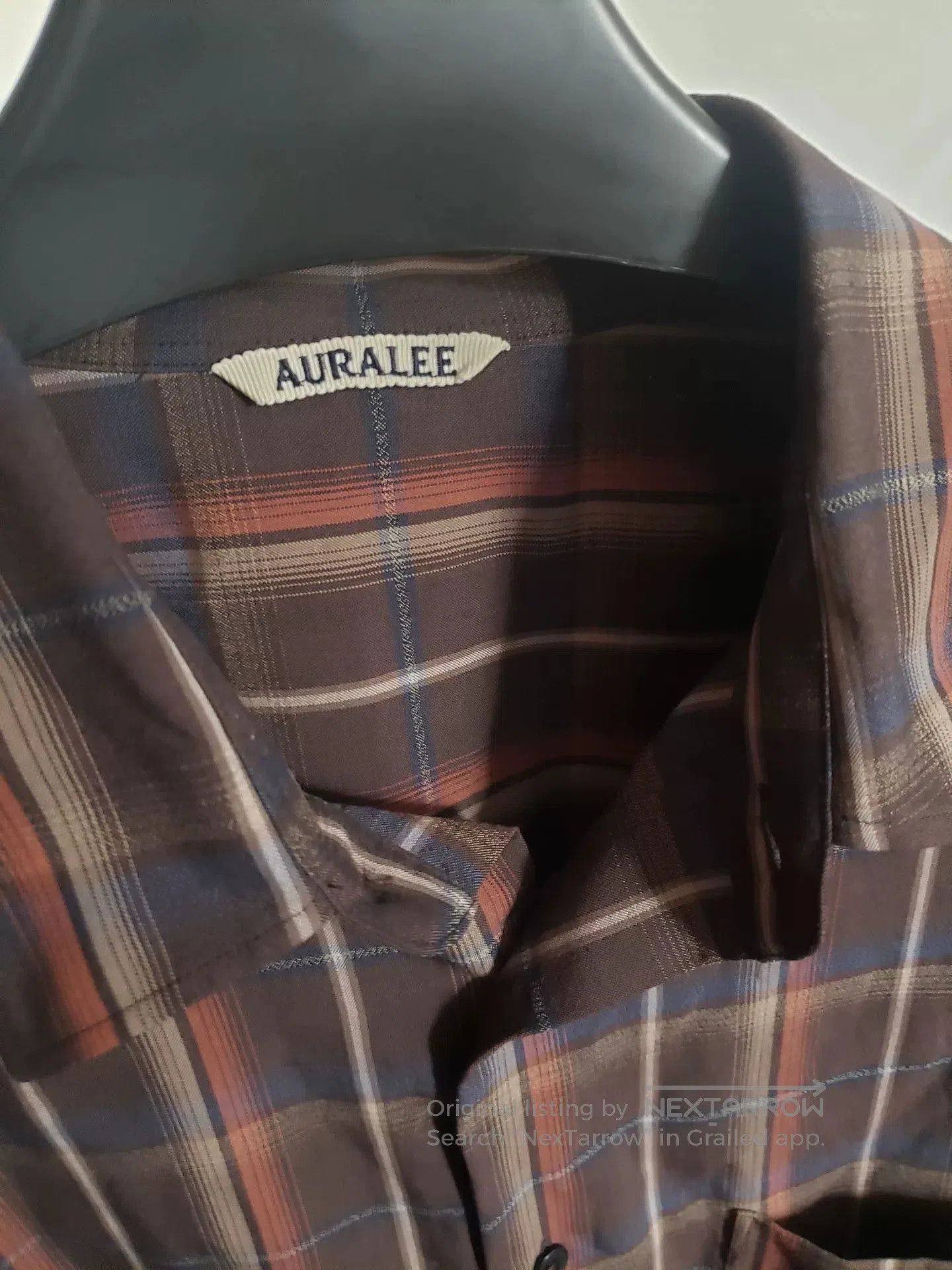 Auralee Auralee 24SS Super Light Wool Check Shirt. Size US XXL / EU 58 / 5 - 4 Thumbnail