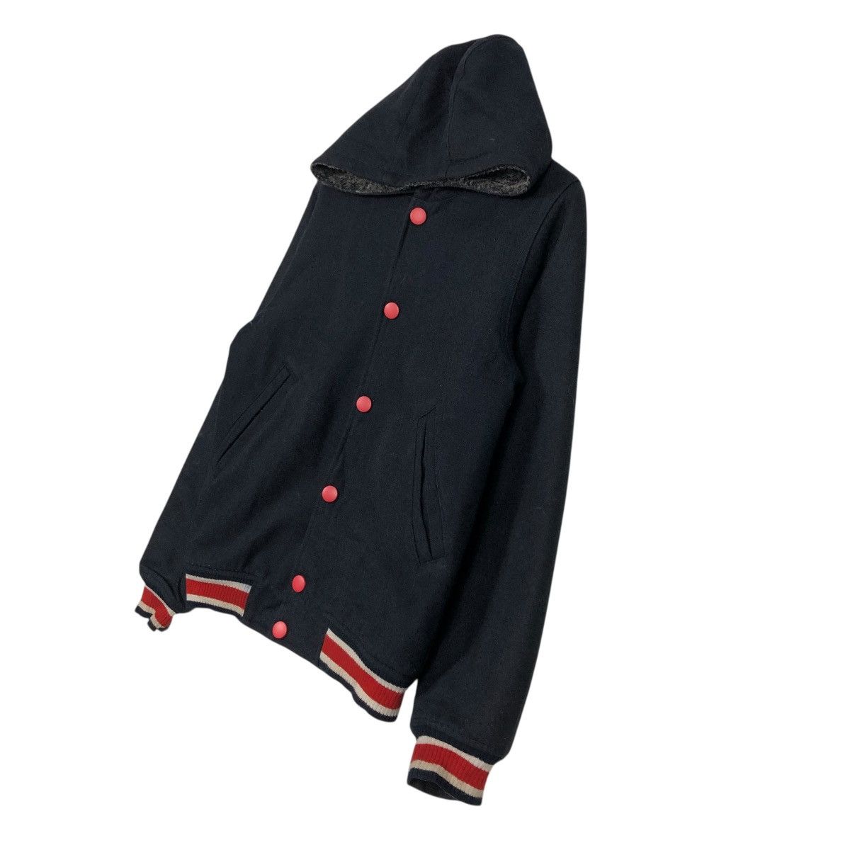 Vintage 🔥WOOL BOMBER JACKET JUMPER BLANKET OCTOPUSARMY Size US M / EU 48-50 / 2 - 4 Thumbnail