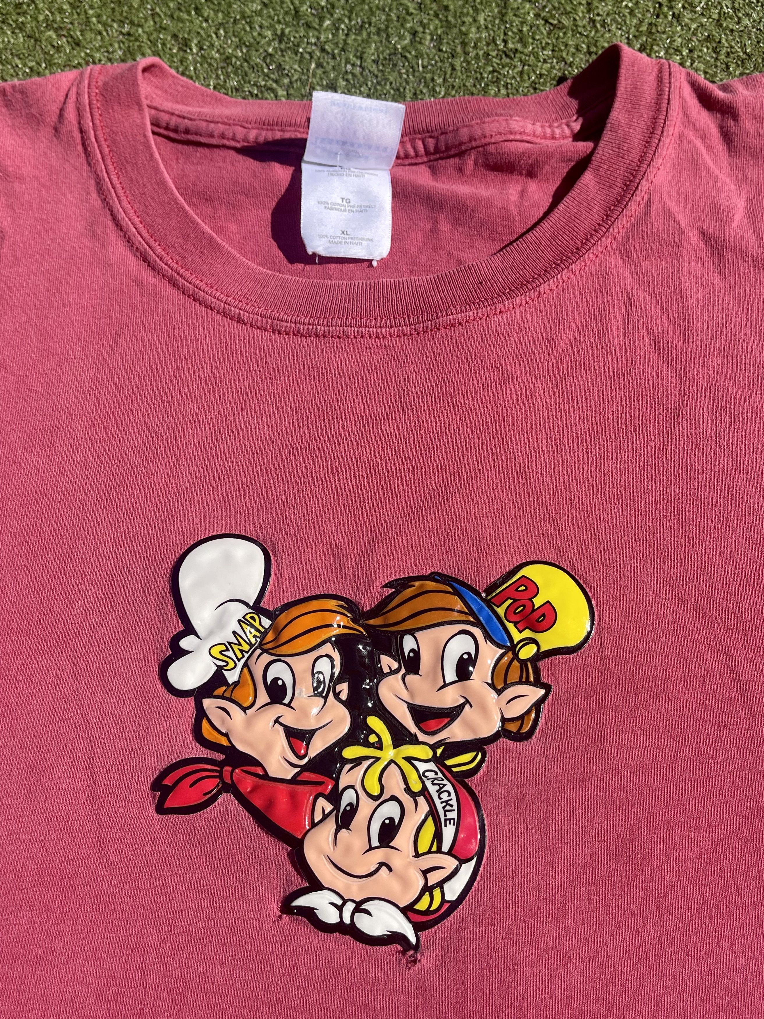 Vintage 1998 Rice Krispies Kellogg's Cereal Vintage 90's T-Shirt Size US XL / EU 56 / 4 - 13 Thumbnail