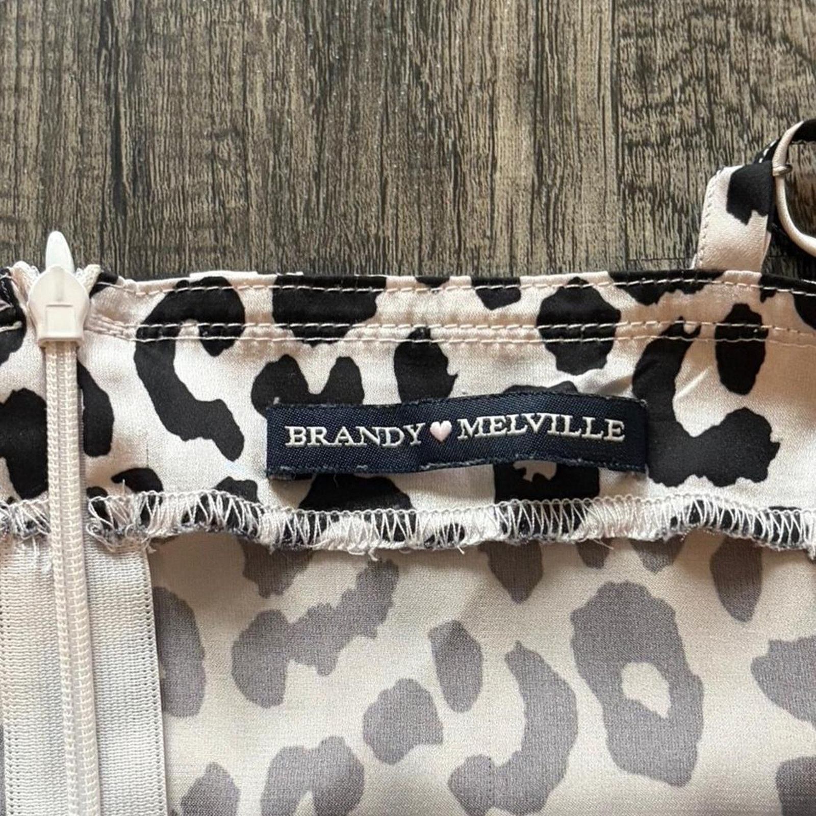 Brandy Melville Brandy melville mini leopard print mini dress Size ONE SIZE - 2 Thumbnail