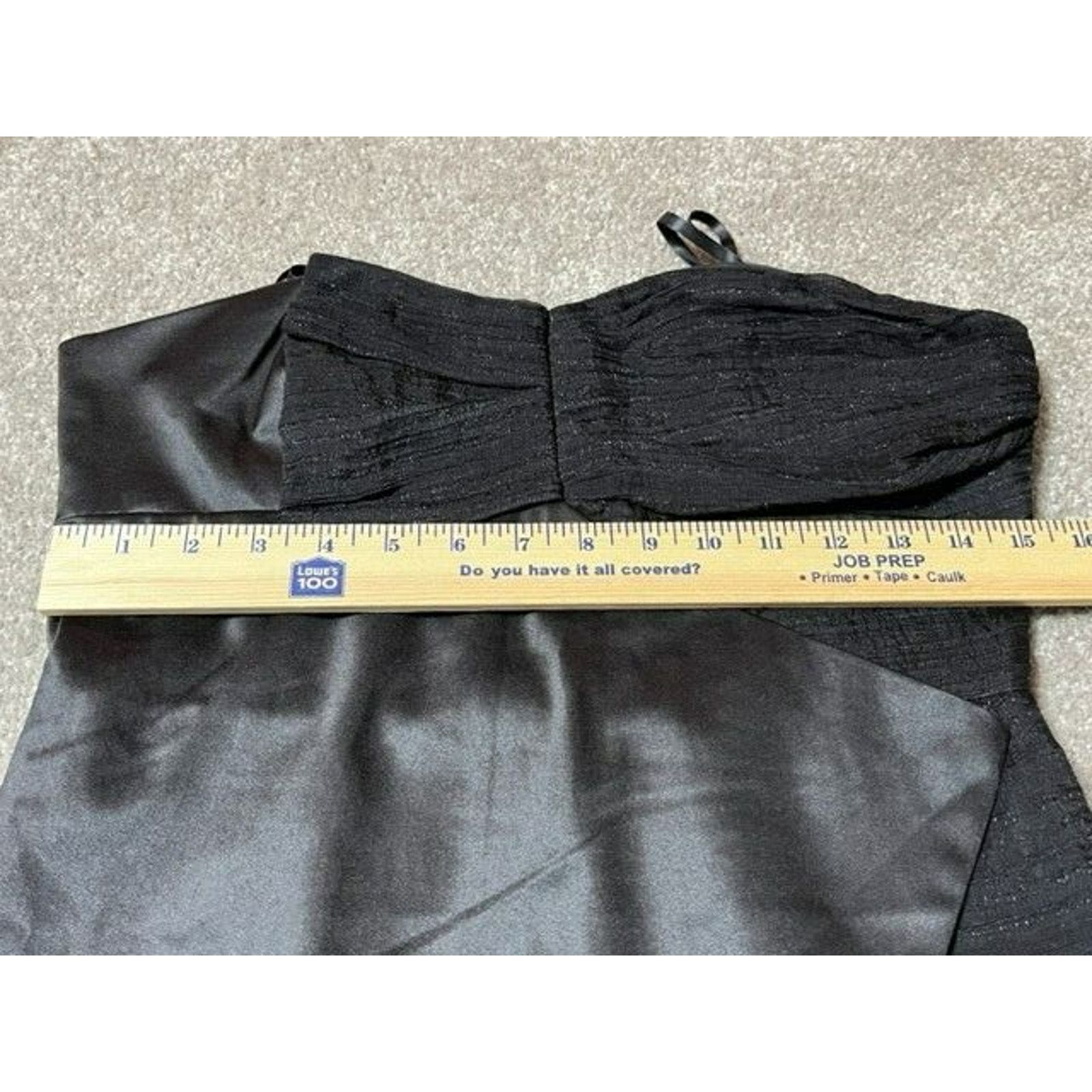 Other BCBGeneration Y2K Dress 8 Fit Flare Asymmetric Lined Black Size M / US 6-8 / IT 42-44 - 6 Thumbnail