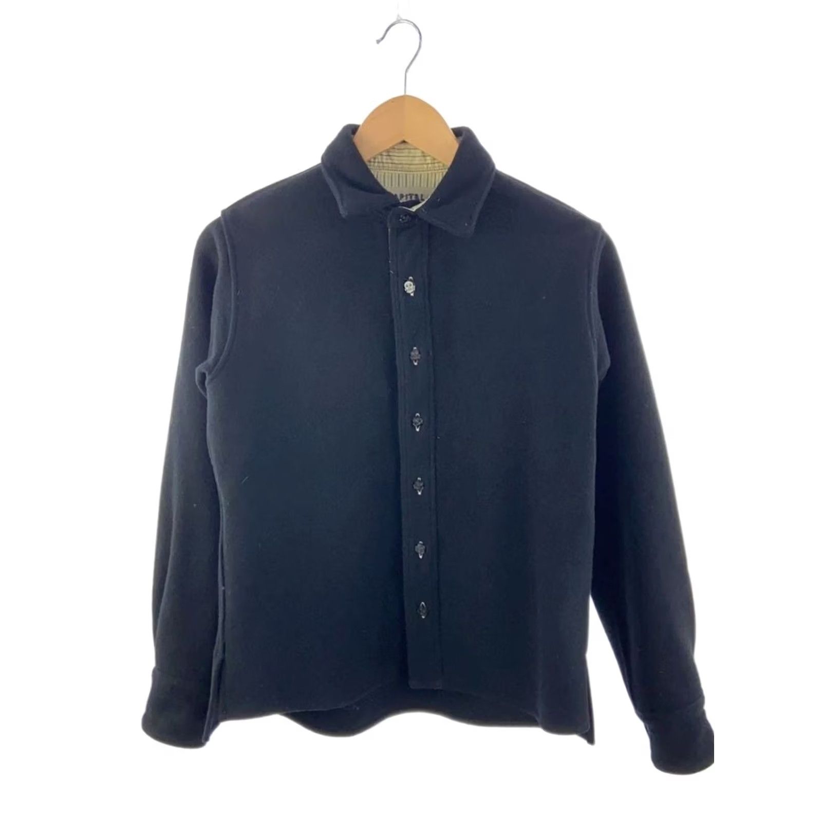 Kapital KAPITAL Wool Shirt Jacket Black Size 1 Mens Size US XS / EU 42 / 0 - 2 Thumbnail
