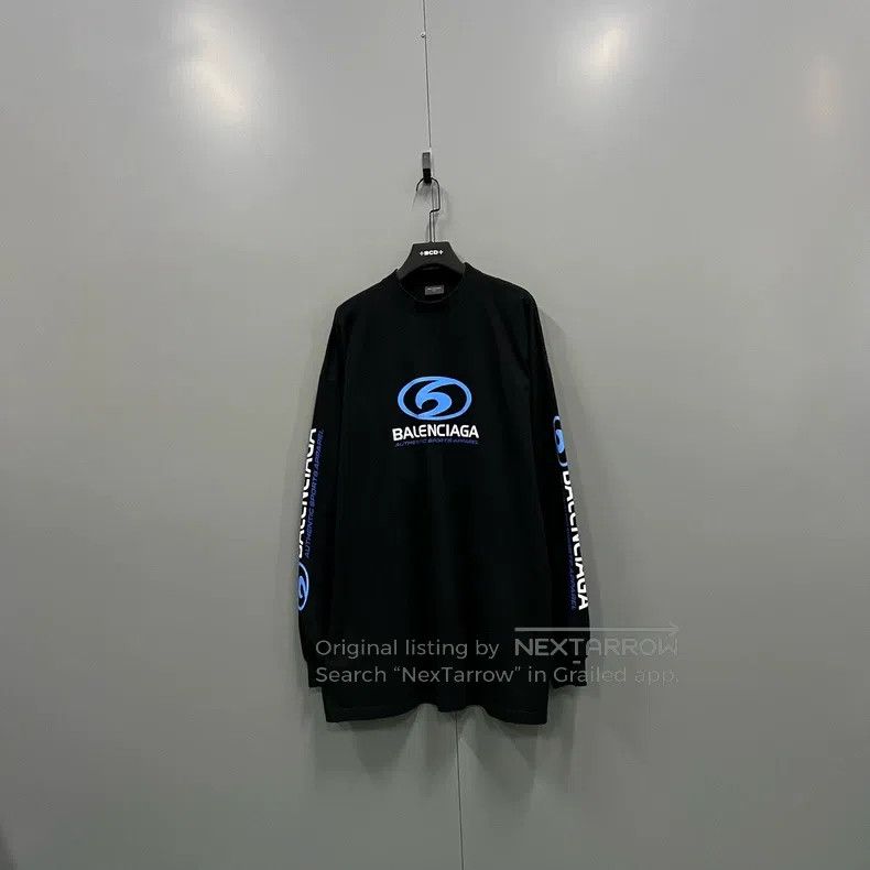 Balenciaga Balenciaga Letter logo printed unicorn arm long sleeve Size US XL / EU 56 / 4 - 1 Thumbnail