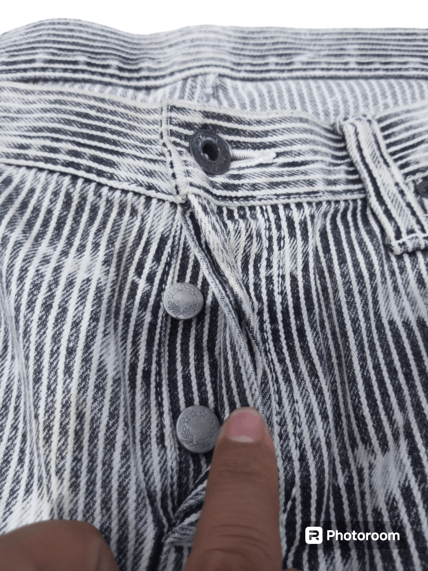 Japanese Brand Vintage japanese brand bagarch flare splashed denim jeans Size US 34 / EU 50 - 3 Thumbnail