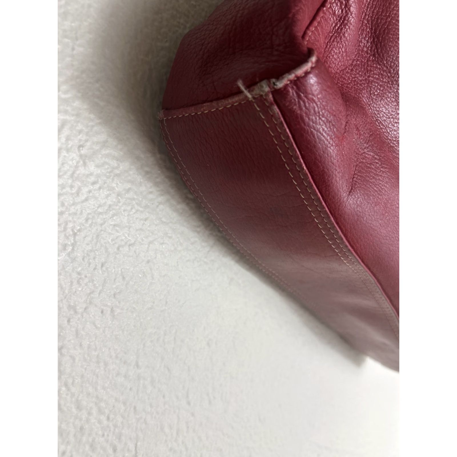 Wilson VINTAGE Wilson’s Leather Shoulder Bag Red Pebbled 13x11x3 Stains Women Pebbles Size ONE SIZE - 6 Thumbnail