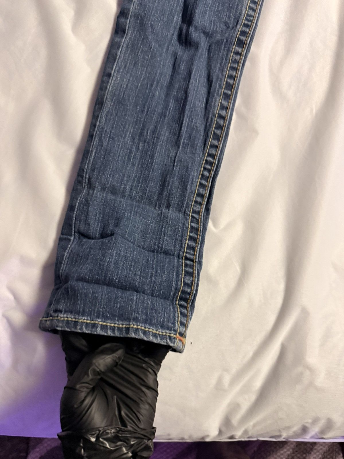 True Religion Vintage Y2K Stella Big T True Religion Aged Denim Jeans Size 30" / US 8 / IT 44 - 18 Thumbnail