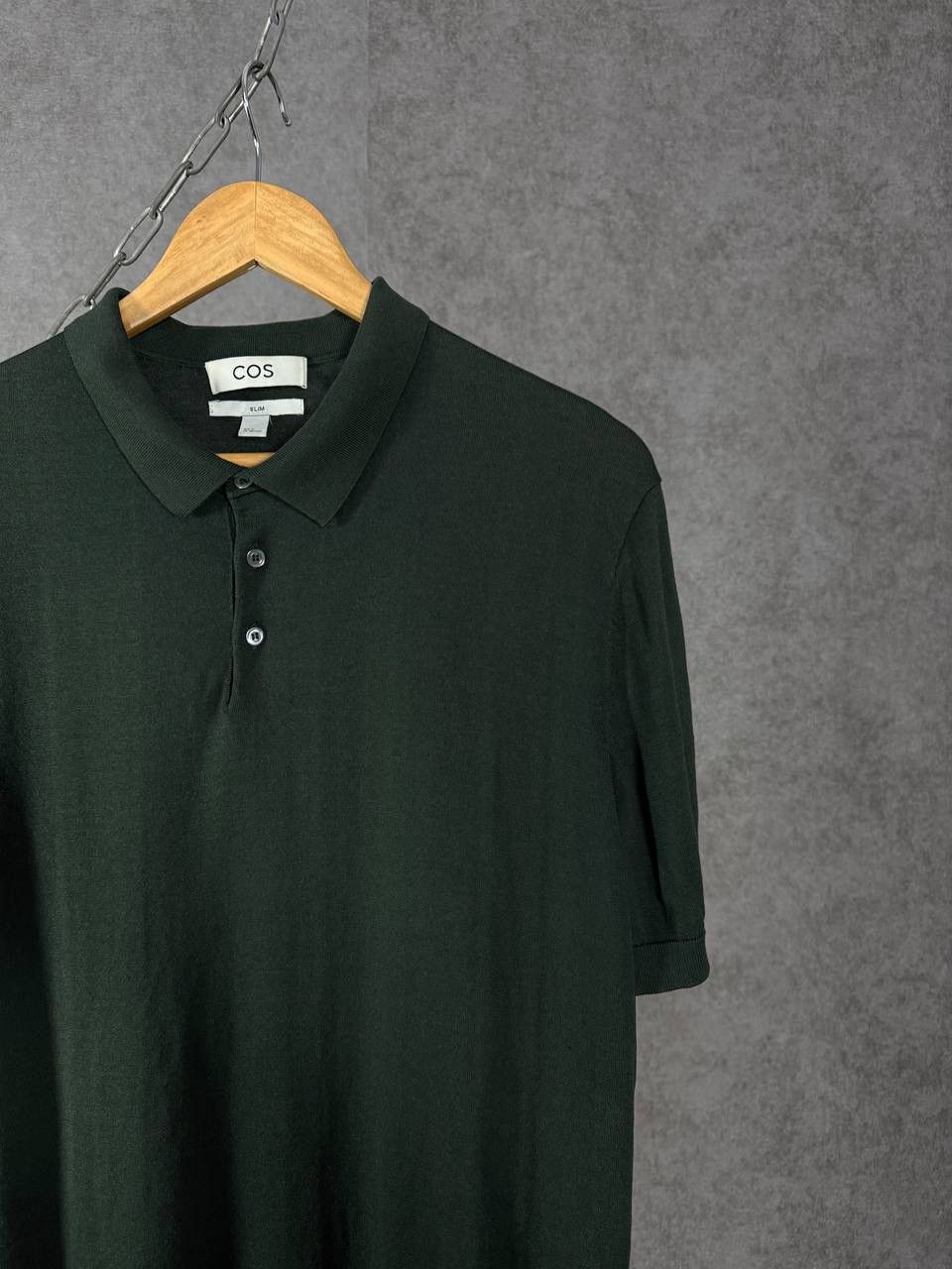 Cos COS designer silk polo tee Size US L / EU 52-54 / 3 - 2 Thumbnail