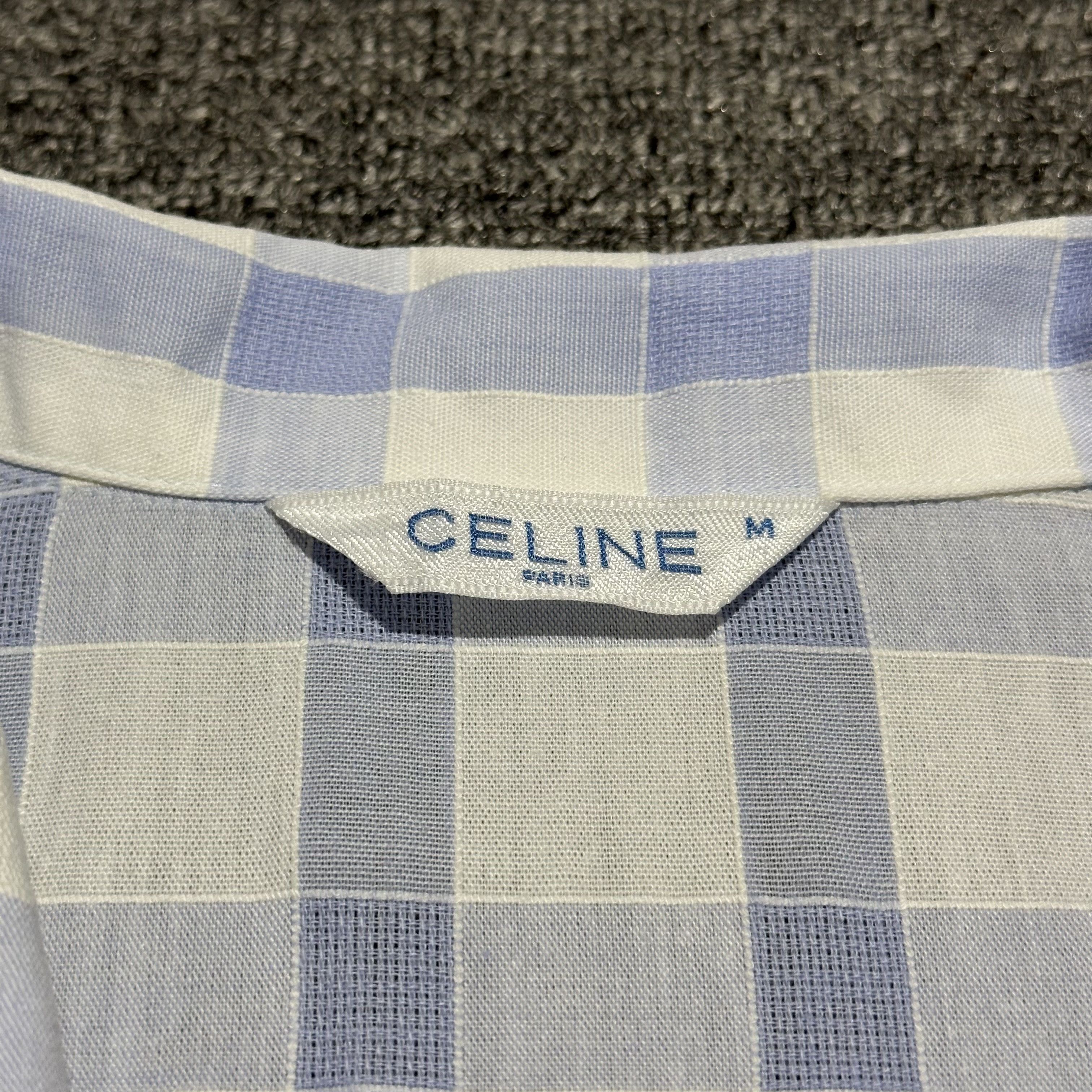 Celine Vintage Celine Button Ups Shirts Size US M / EU 48-50 / 2 - 4 Thumbnail