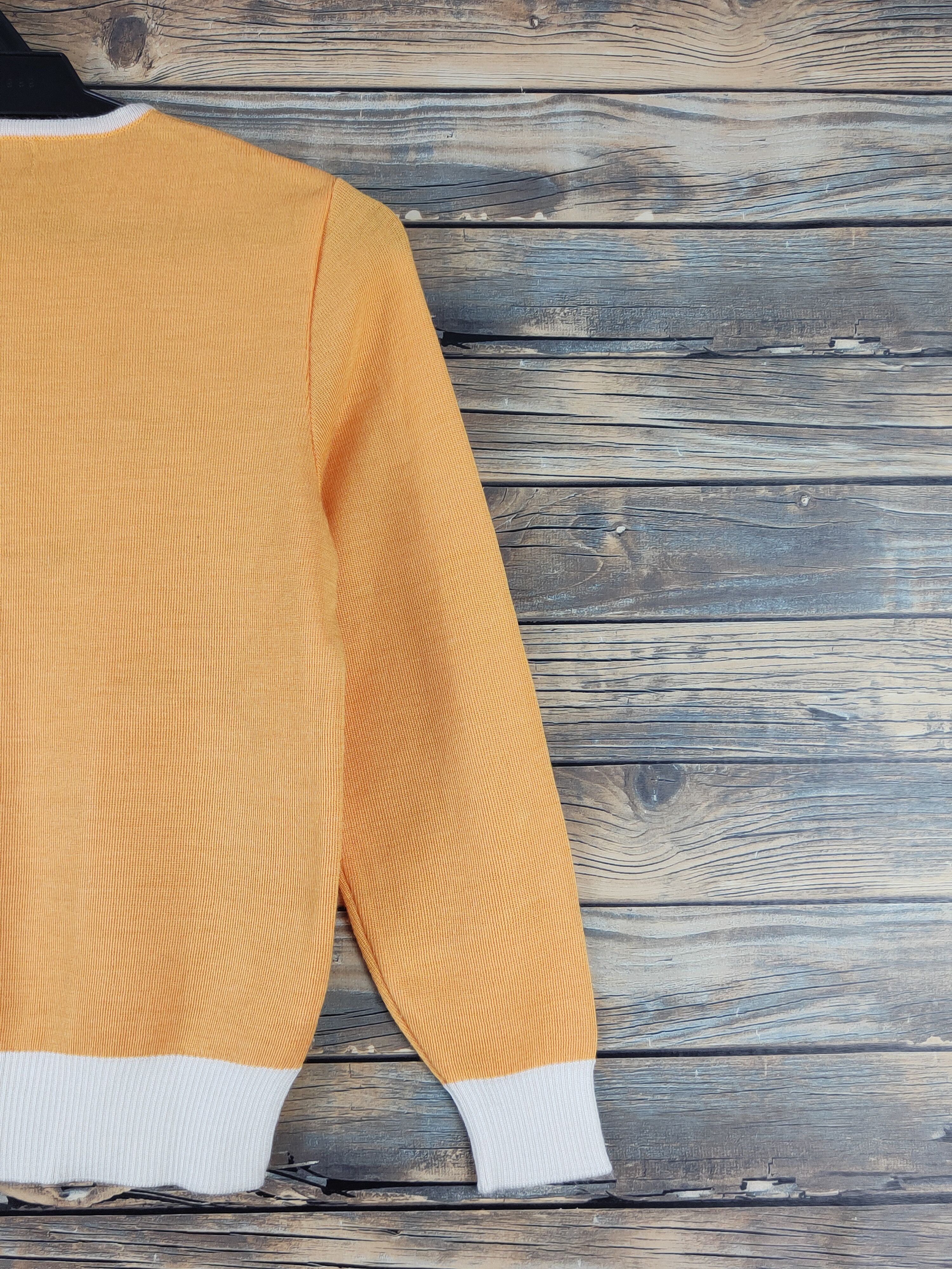 Homespun Knitwear × Japanese Brand × Vintage ElParis vintage Yellow Knitwear Sweatshirts #W1247 Size S / US 4 / IT 40 - 10 Thumbnail