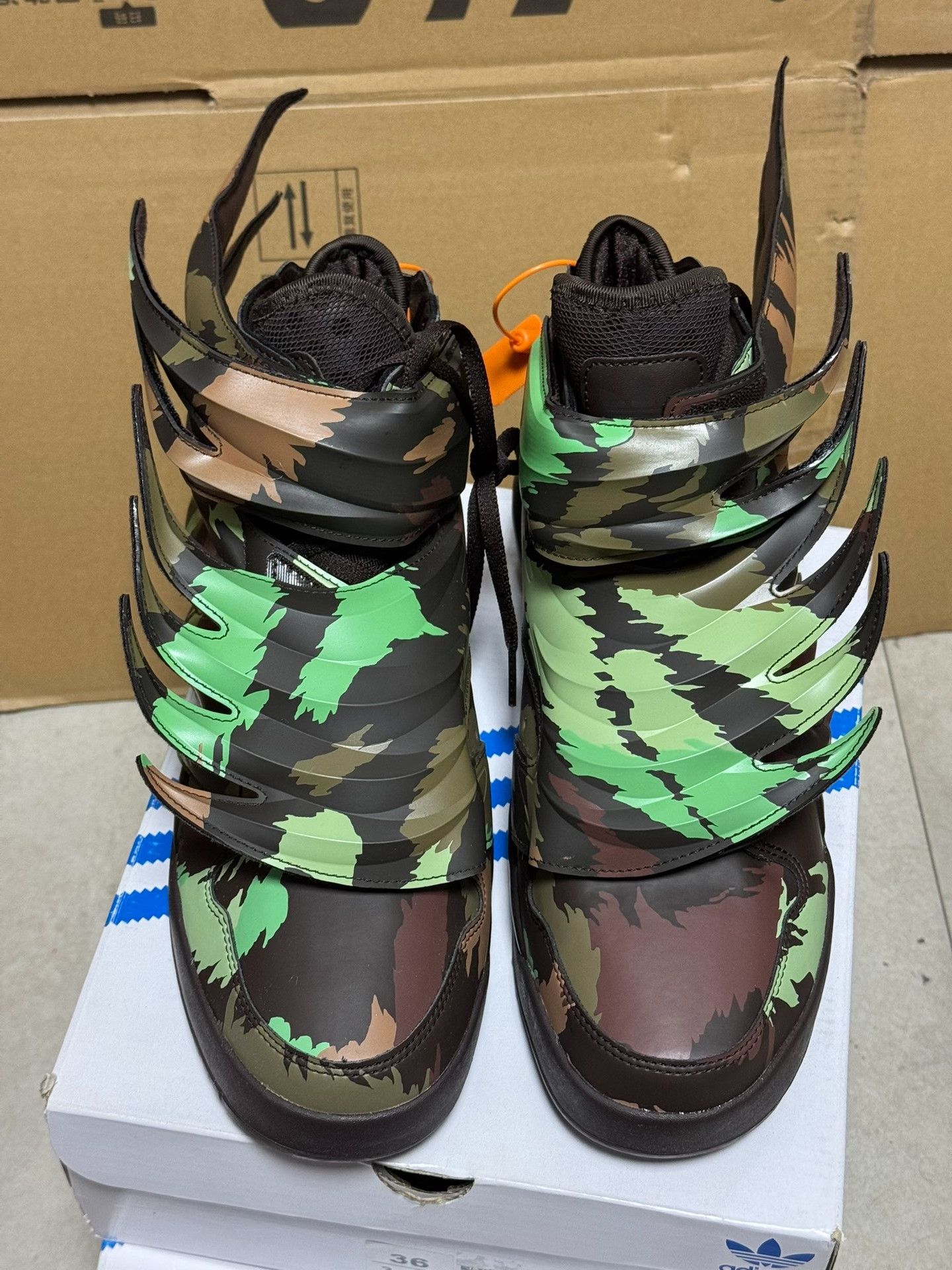 Adidas Adidas Green Hitop Sneakers S Men Size US 10 / EU 43 - 1 Thumbnail