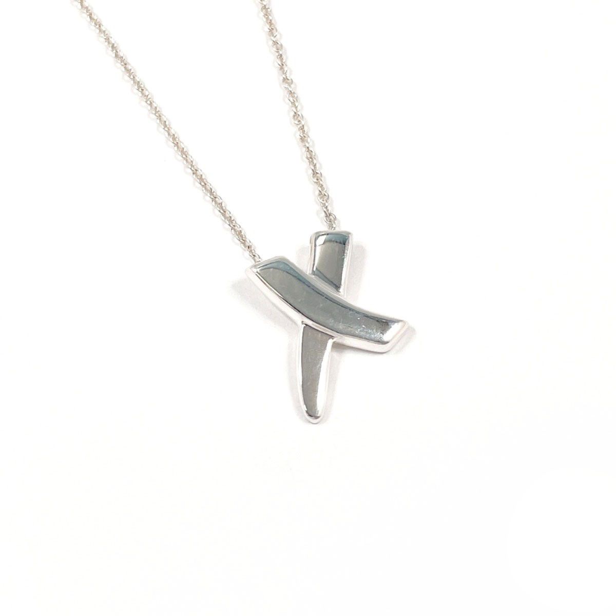 Tiffany & Co. Tiffany & Co. Tiffany & Co. Paloma Picasso Graffiti X Kiss Silver Necklace Precious Metal Necklace DUTY FREE for USA Size ONE SIZE - 1 Thumbnail
