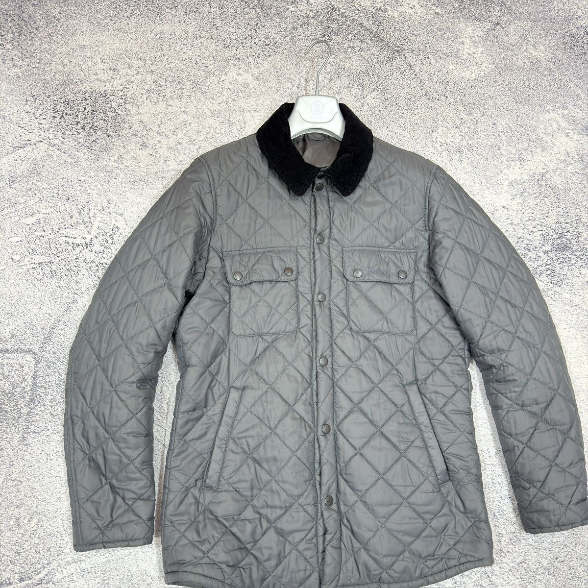 Barbour × Designer Barbour Akenside Mens Quilted Jacket M size Size US M / EU 48-50 / 2 - 3 Thumbnail
