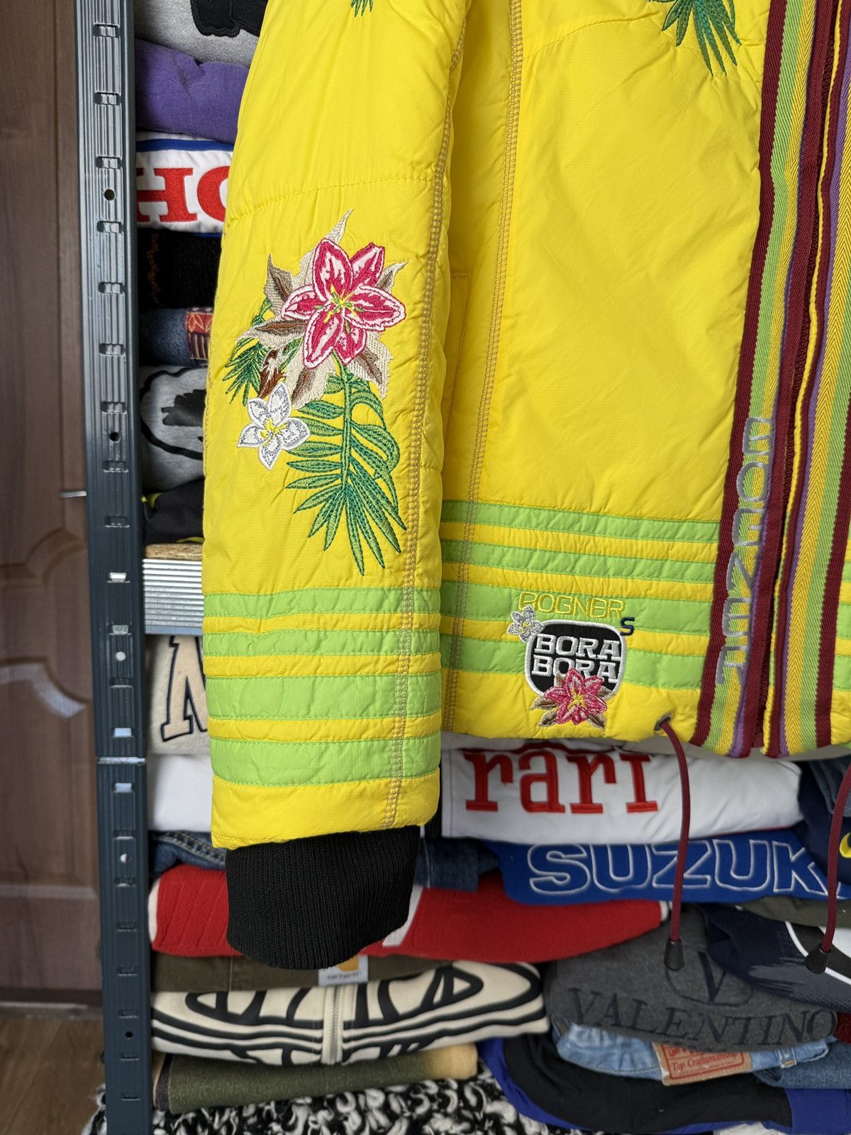 Bogner Bogner Ski Jacket Reversible Bomber Patchwork Flowers Size L / US 10 / IT 46 - 7 Thumbnail