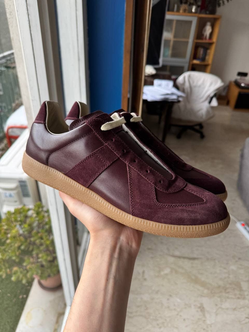 Maison Margiela Maison Margiela Replica GAT Sneaker Deep Red Size US 11.5 / EU 44-45 - 12 Thumbnail